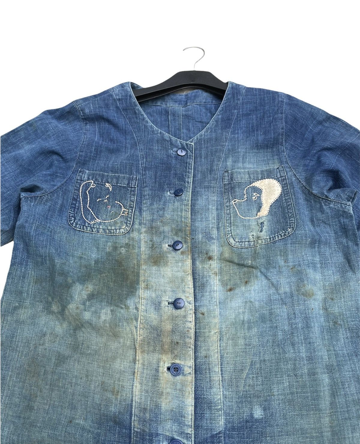 Vintage Vintage Unknown Denim Shirt Size US M / EU 48-50 / 2 - 3 Thumbnail