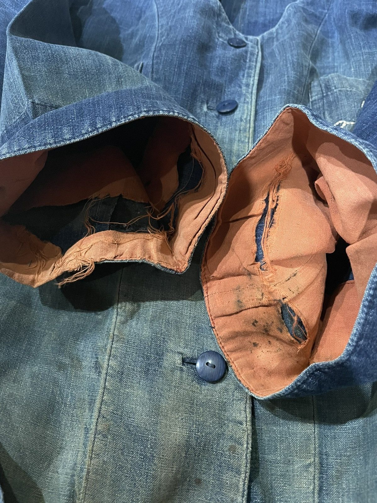 Vintage Vintage Unknown Denim Shirt Size US M / EU 48-50 / 2 - 13 Thumbnail