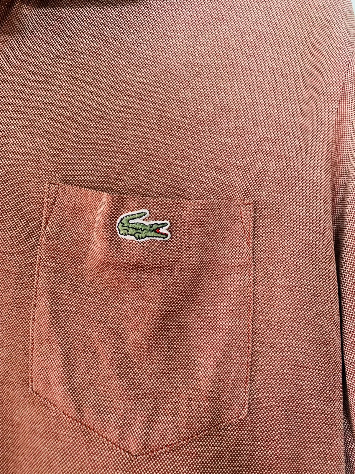 Designer Vintage Lacoste Long Sleeve Shirt Size US L / EU 52-54 / 3 - 10 Thumbnail