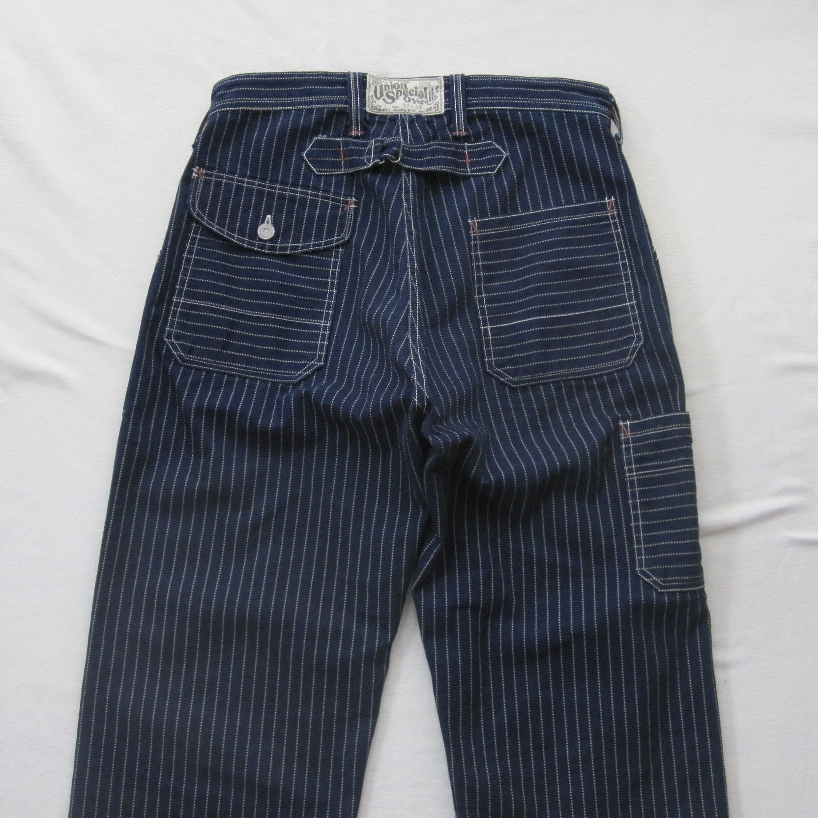 FREEWHEELERS LONGSHOREMAN OVERALLS (32) indigo Wabash