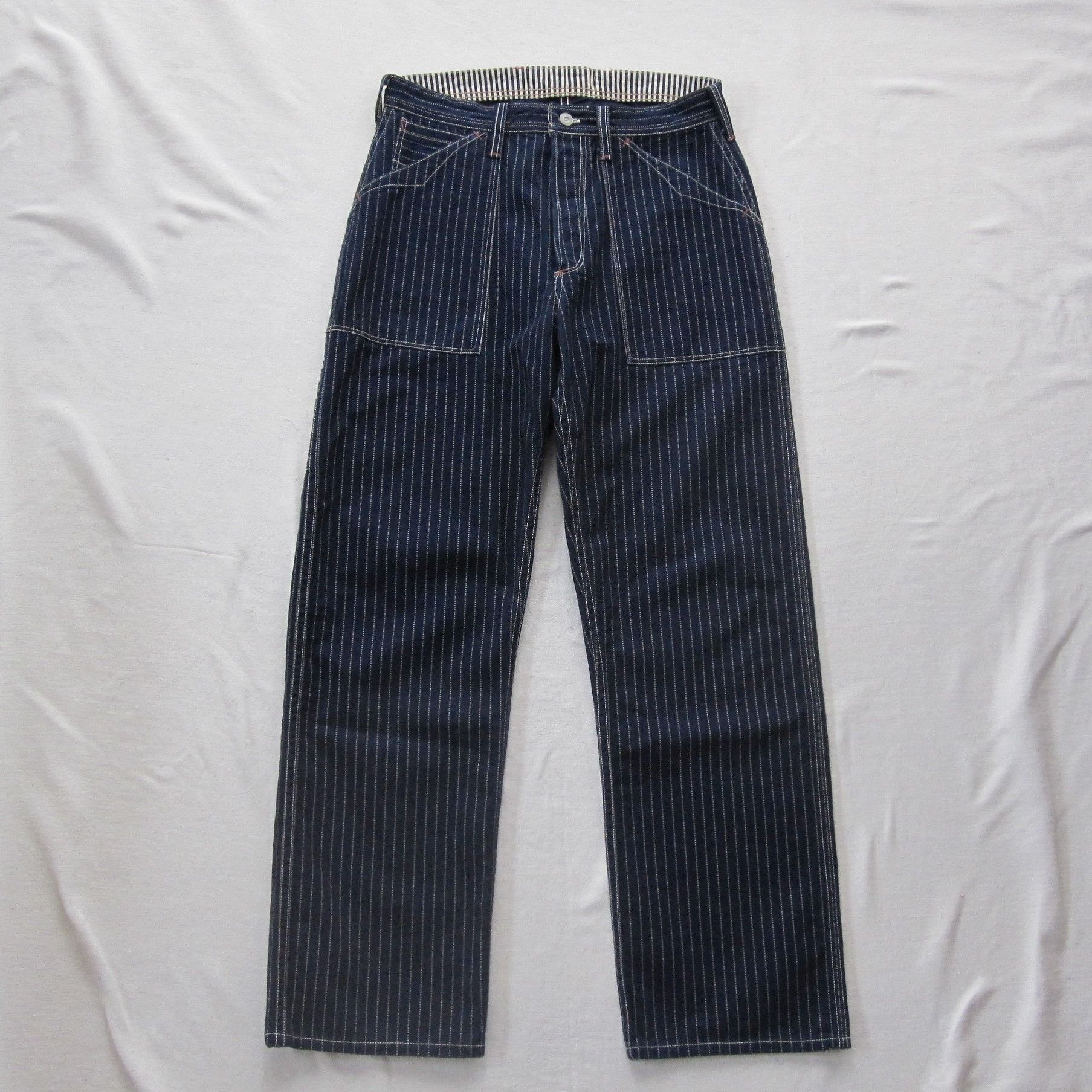 LONGSHOREMAN”OVERALLS FREEWHEELERS LONGSHOREMAN OVERALLS (32) indigo Wabash