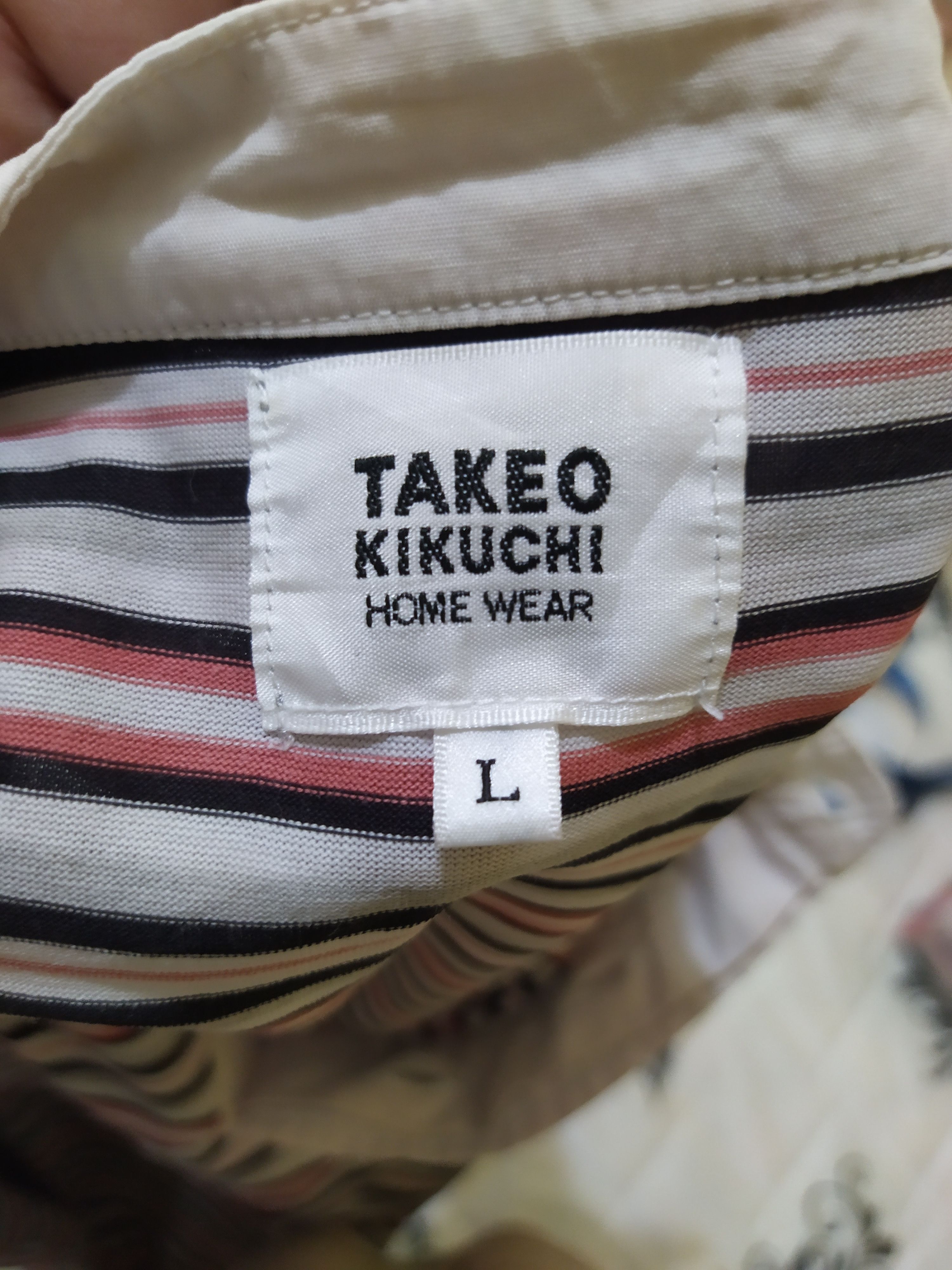 Takeo Kikuchi Vintage Takeo kikuchi button up shirt Size US XL / EU 56 / 4 - 4 Thumbnail