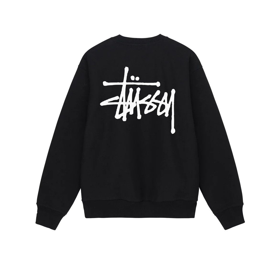 Stussy Stussy Basic Crewneck Sweater Size US XXL / EU 58 / 5 - 1 Thumbnail