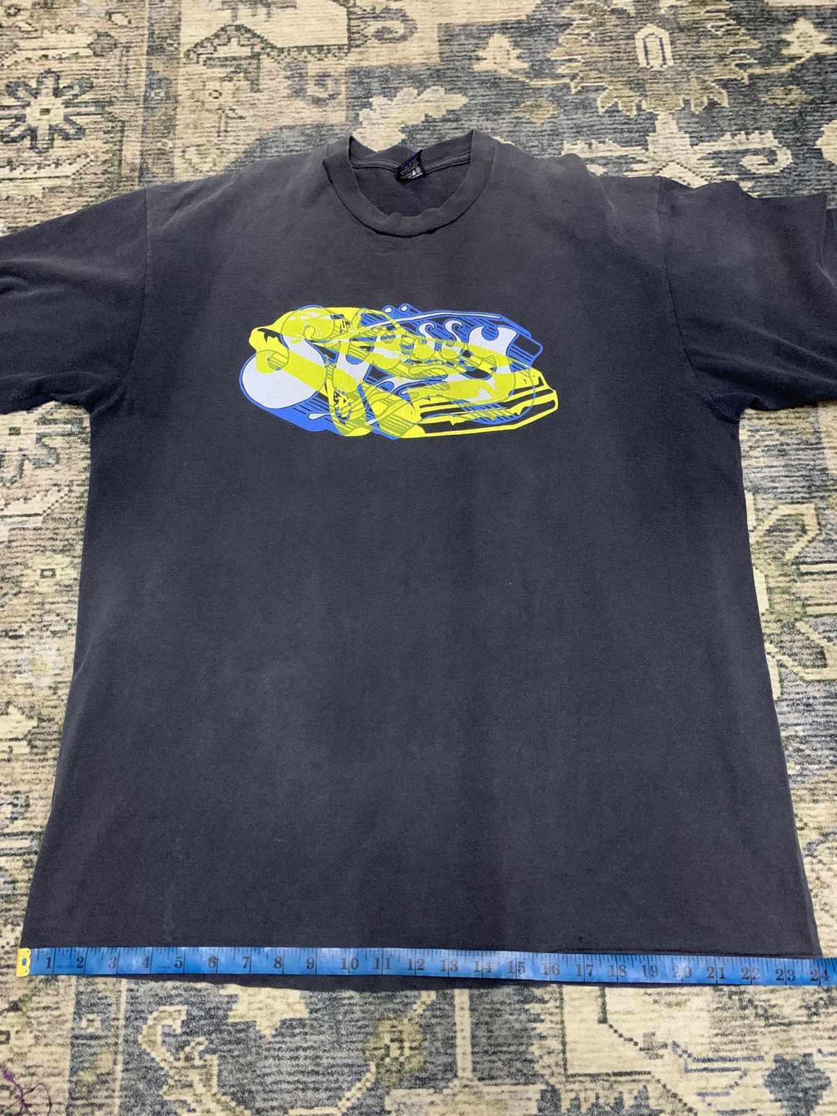 Stussy Stussy Racing Car Print Distressed Shirt Size US XL / EU 56 / 4 - 12 Thumbnail
