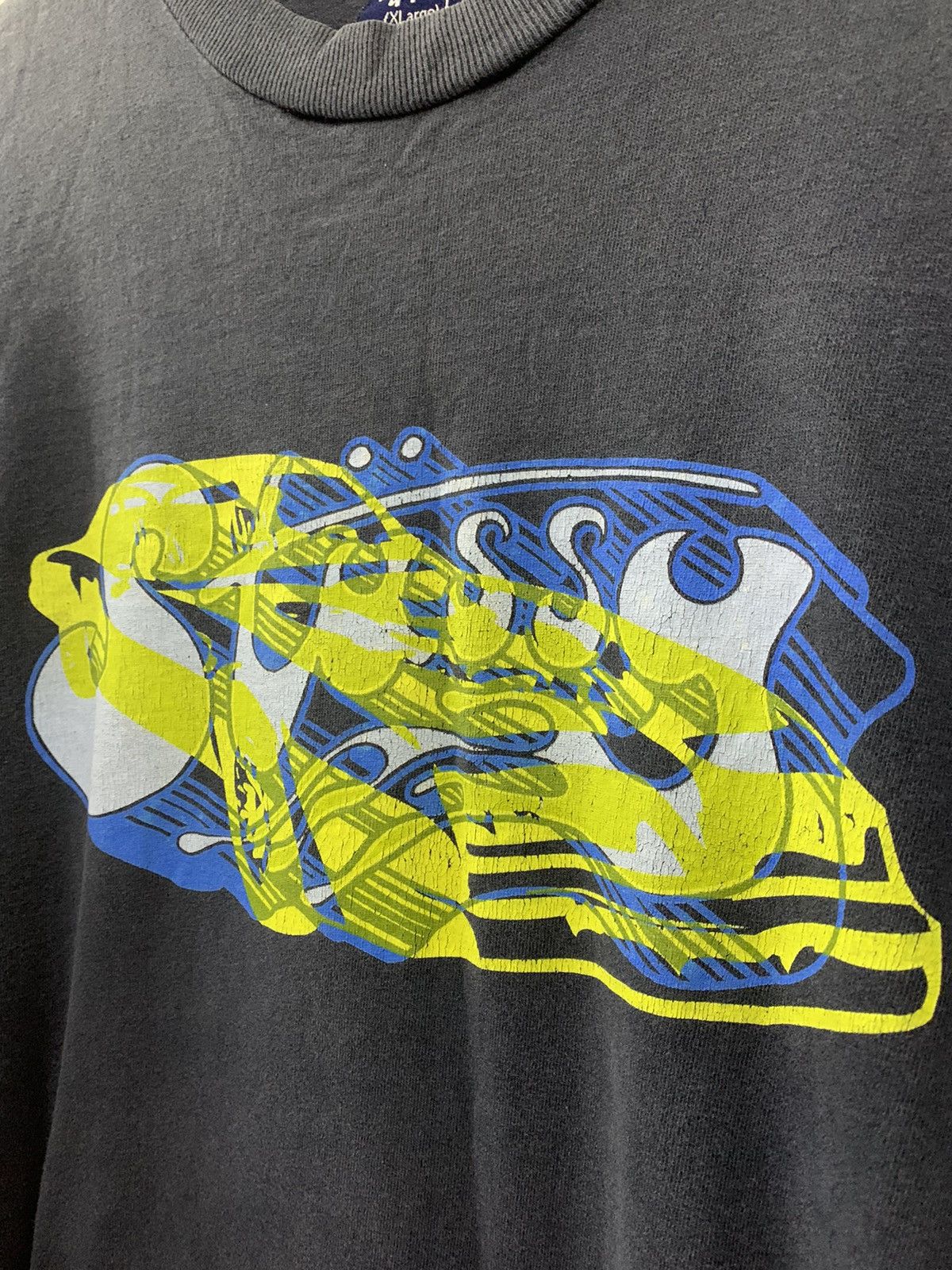Stussy Stussy Racing Car Print Distressed Shirt Size US XL / EU 56 / 4 - 2 Thumbnail
