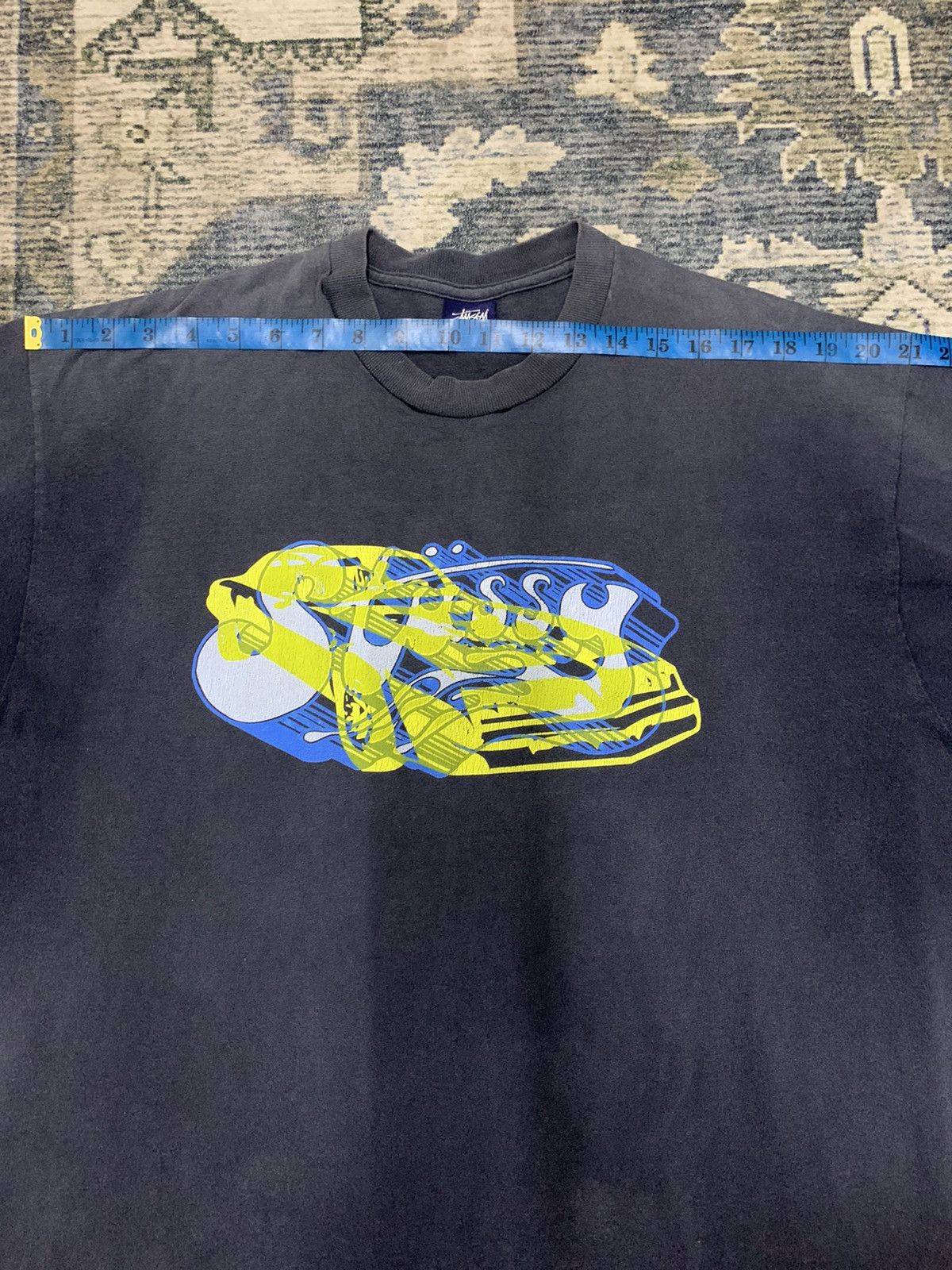Stussy Stussy Racing Car Print Distressed Shirt Size US XL / EU 56 / 4 - 13 Thumbnail