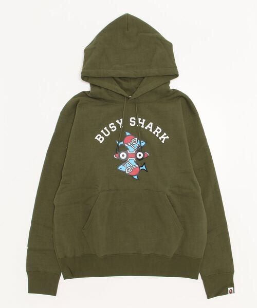 Bape Bape Busy Shark Relaxed Fit Pullover Hoodie | Grailed