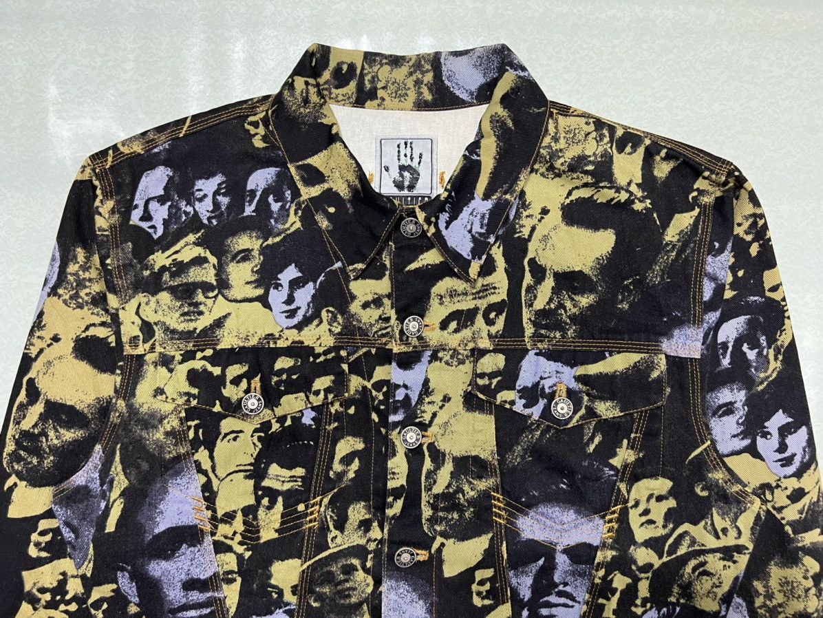 Jean Paul Gaultier Jean Paul Gaultier - F/W 92’ Faces Denim Trucker Jacket Size M / US 6-8 / IT 42-44 - 7 Thumbnail