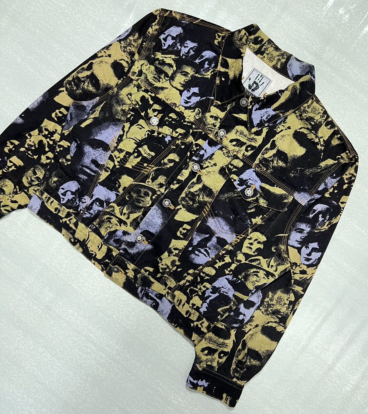 Jean Paul Gaultier Jean Paul Gaultier - F/W 92’ Faces Denim Trucker Jacket Size M / US 6-8 / IT 42-44 - 4 Thumbnail