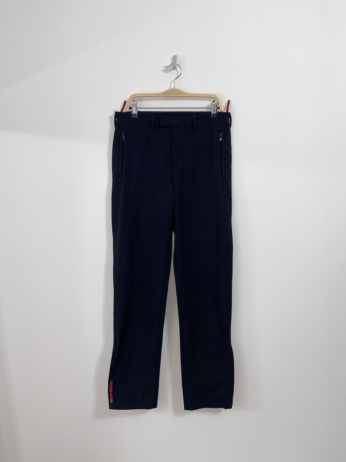 Prada Prada Nylon Red Tab Pants Size US 32 / EU 48 - 1 Thumbnail