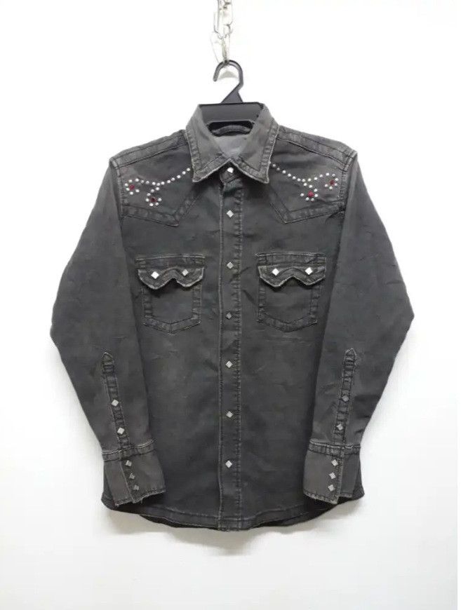 Japanese Brand 💥Unnamed Square Button japanese Western Shirt Size US L / EU 52-54 / 3 - 1 Thumbnail