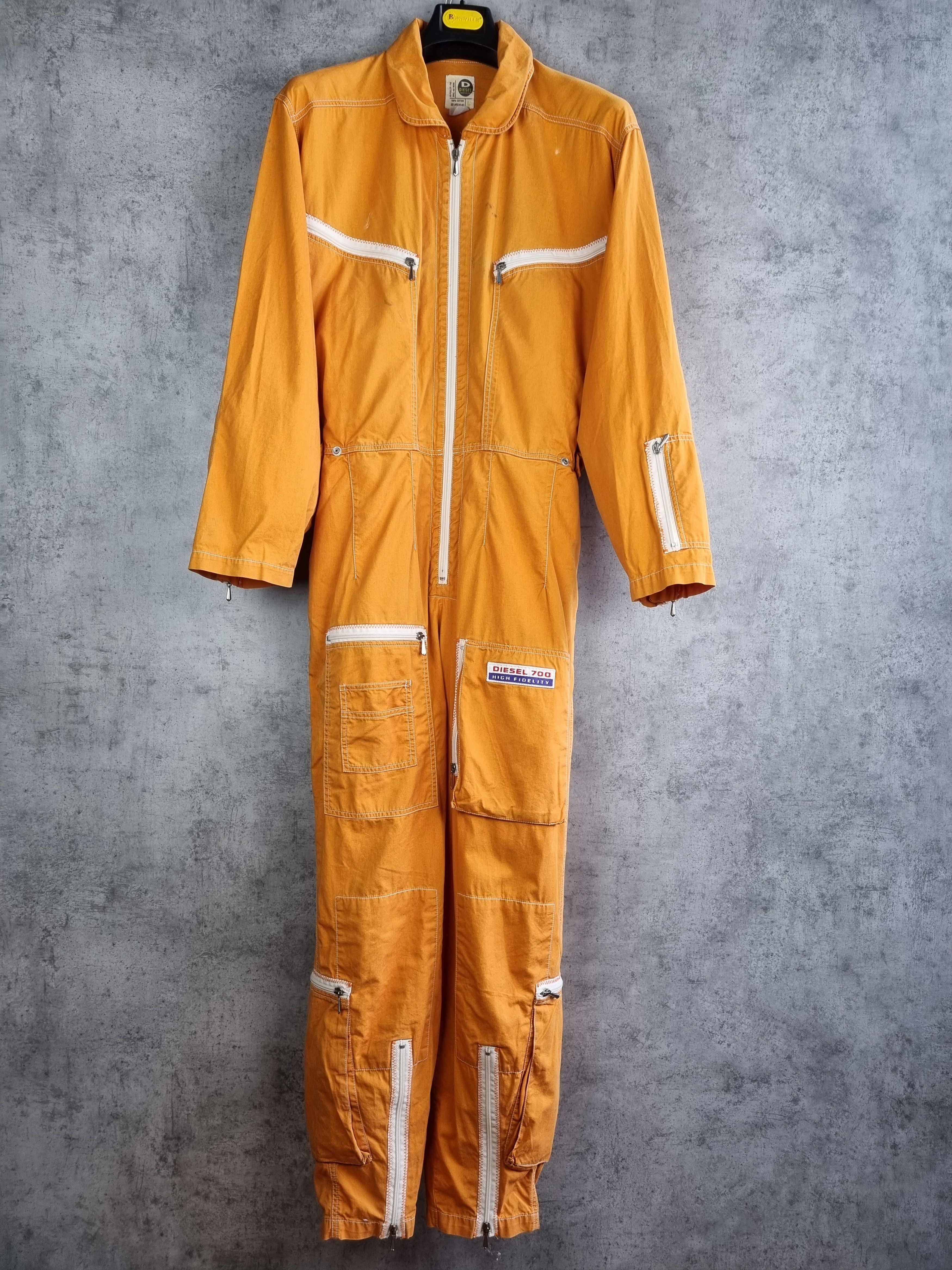 Diesel Rare DIESEL 700 Aviator Vintage Jumpsuit Made in Italy Size US 32 / EU 48 - 2 Thumbnail