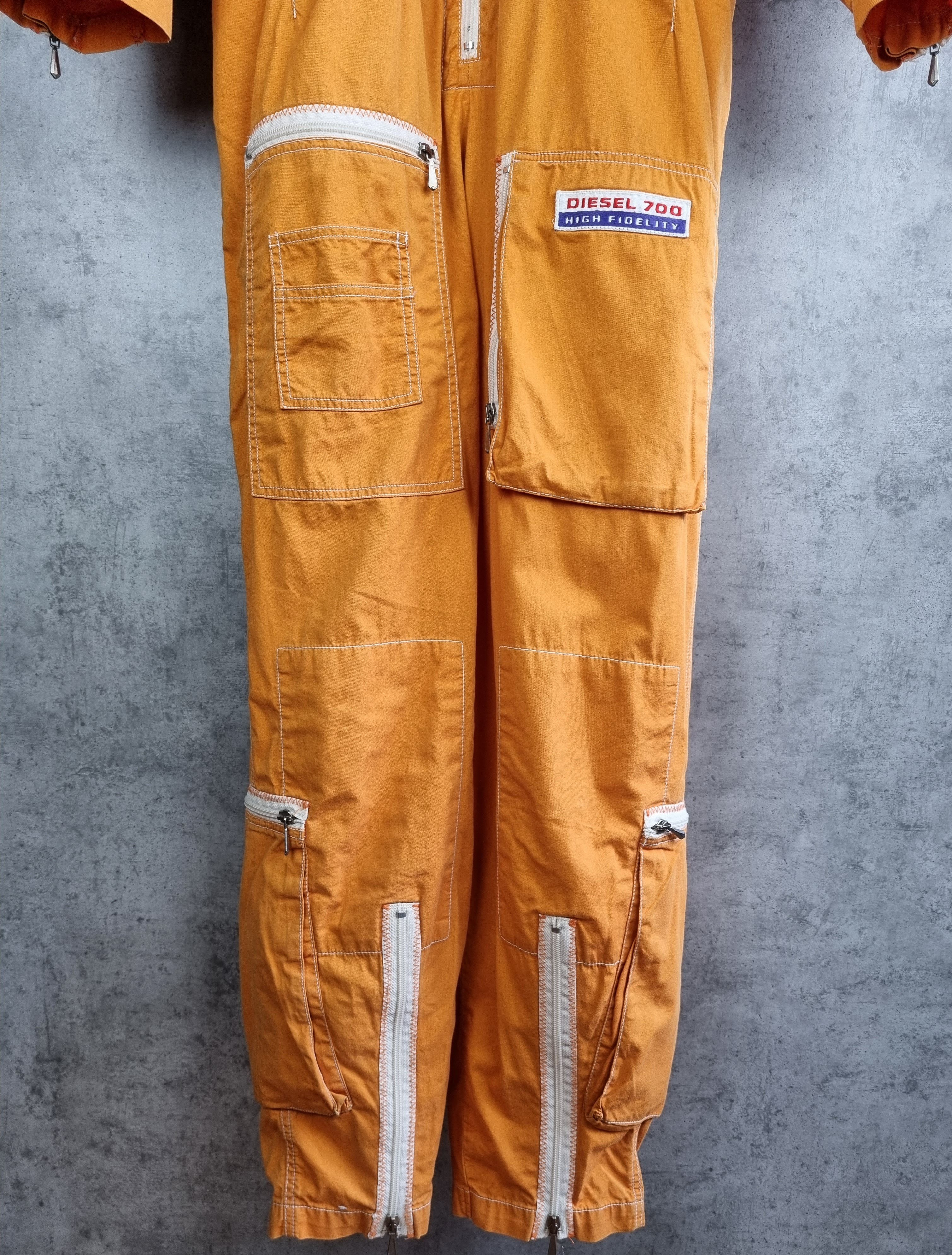 Diesel Rare DIESEL 700 Aviator Vintage Jumpsuit Made in Italy Size US 32 / EU 48 - 3 Thumbnail