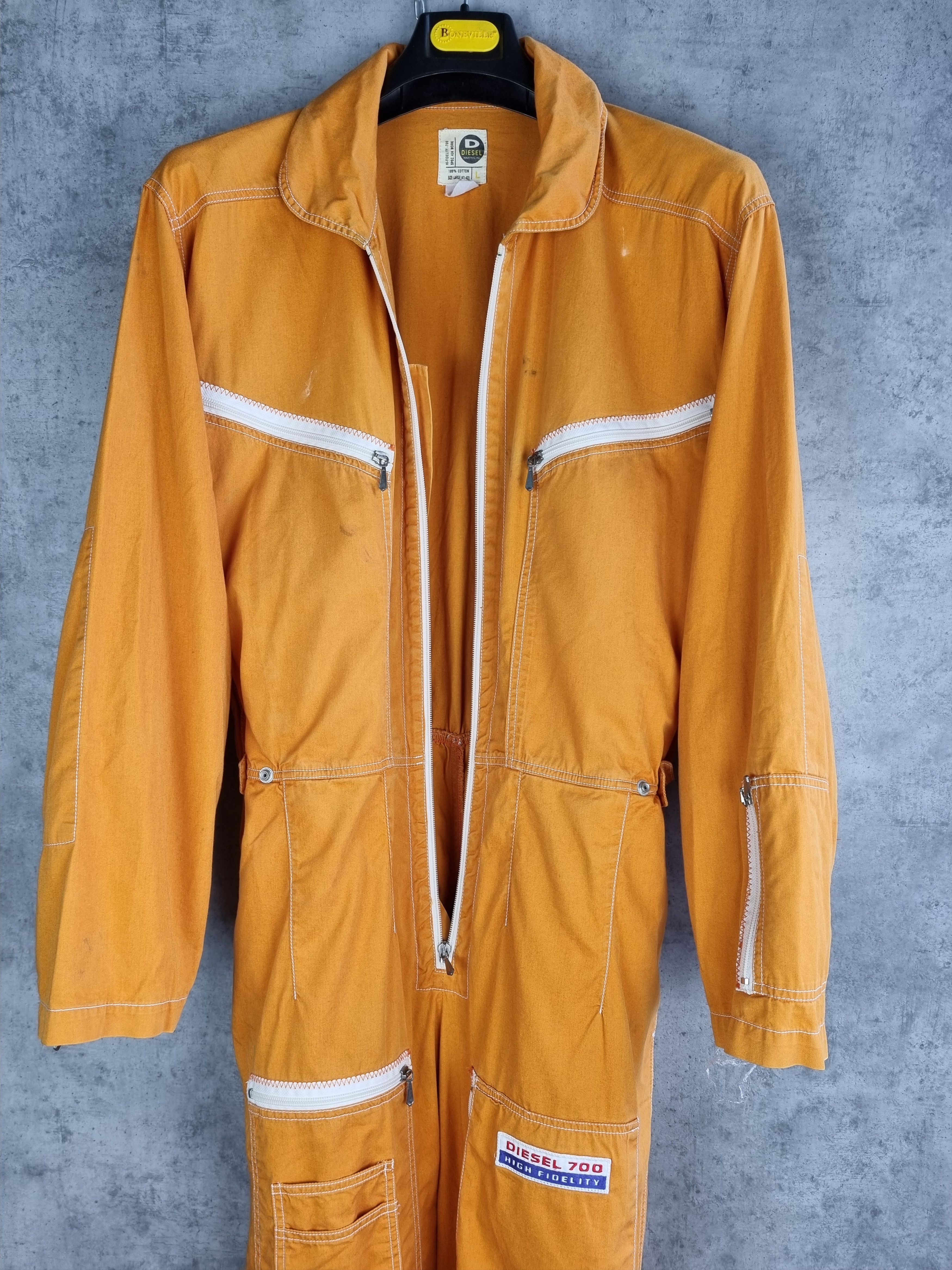 Diesel Rare DIESEL 700 Aviator Vintage Jumpsuit Made in Italy Size US 32 / EU 48 - 12 Thumbnail