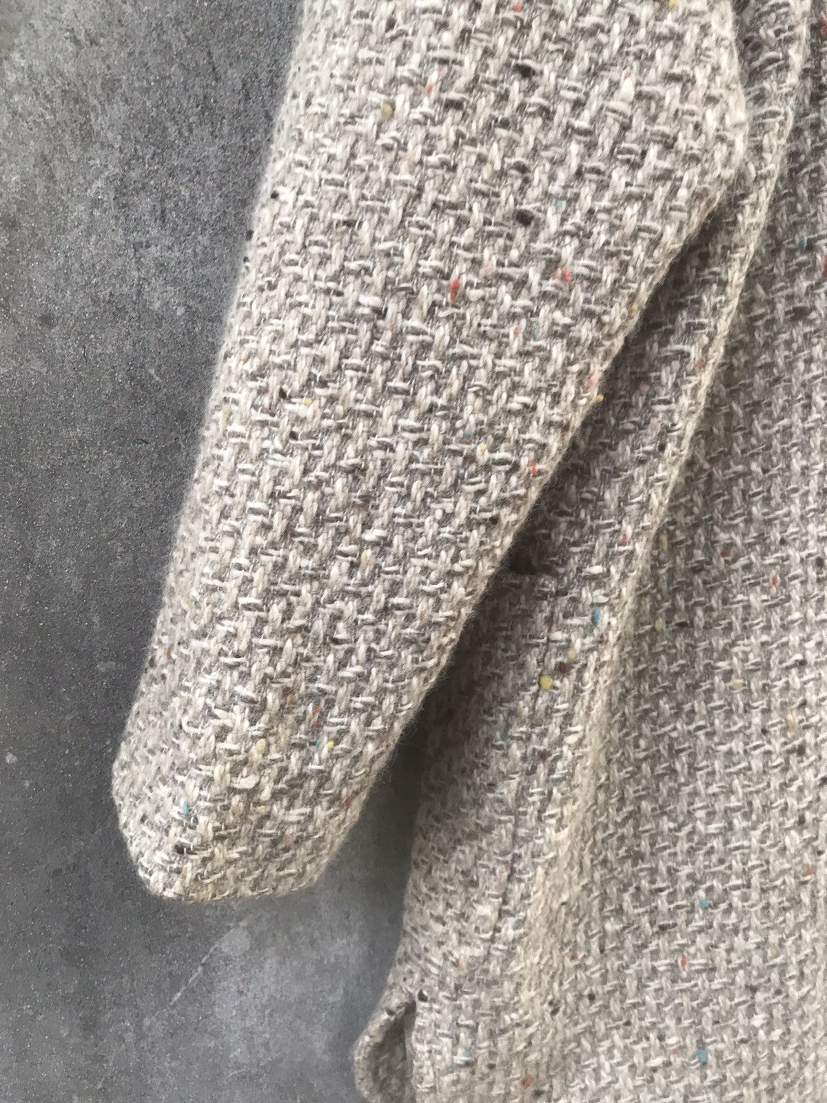 Courreges ARCHIVE Courrèges Paris Silver Logo Button Heavy Tweed Coat Size M / US 6-8 / IT 42-44 - 10 Thumbnail