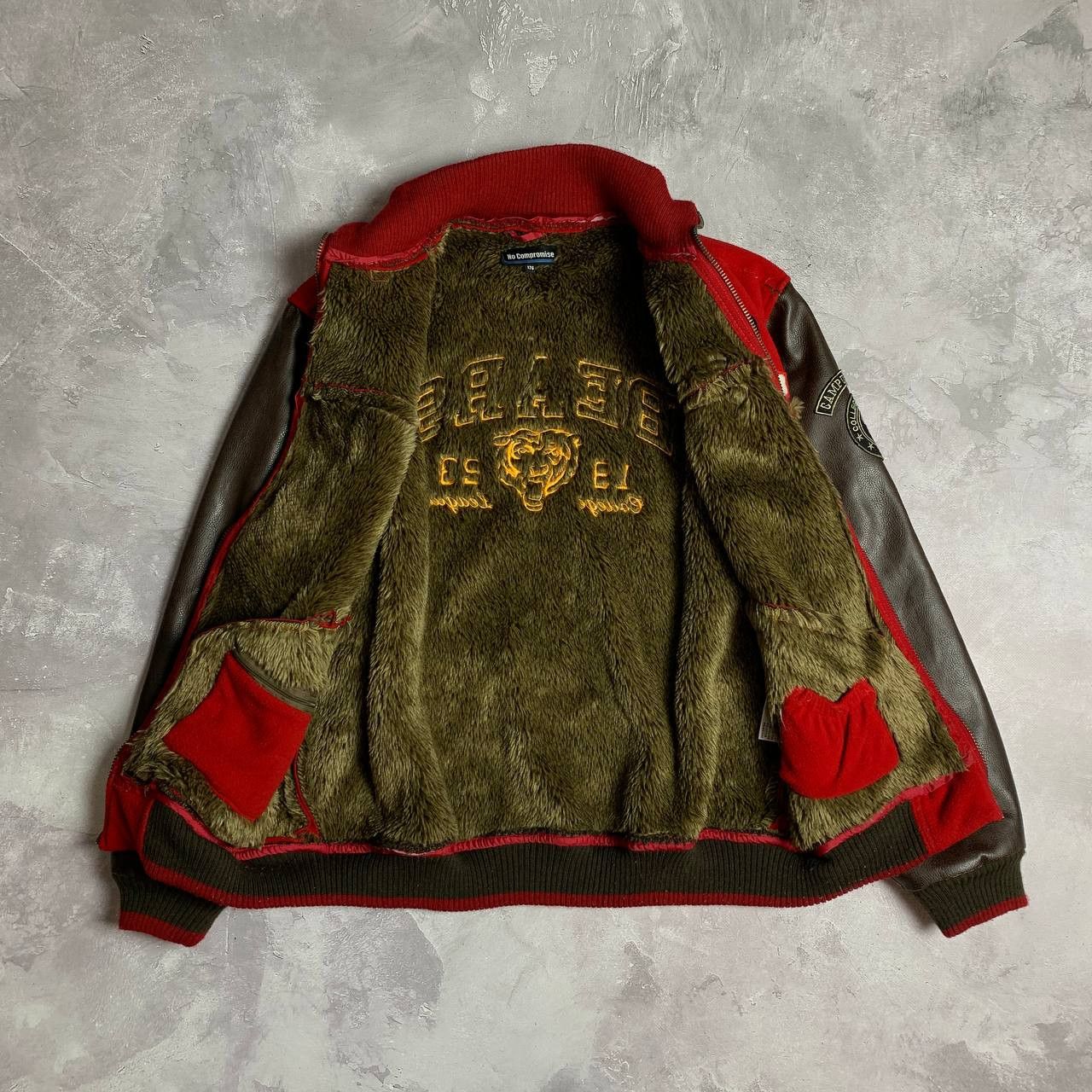Vintage American College bomber Bears Baseball Team