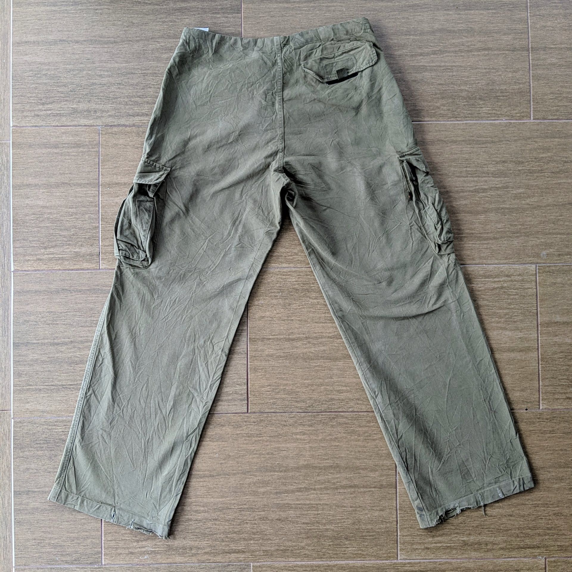 Japanese Brand Alpha Industries Tactical Multipocket Distressed Cargo Pants Size US 32 / EU 48 - 10 Thumbnail