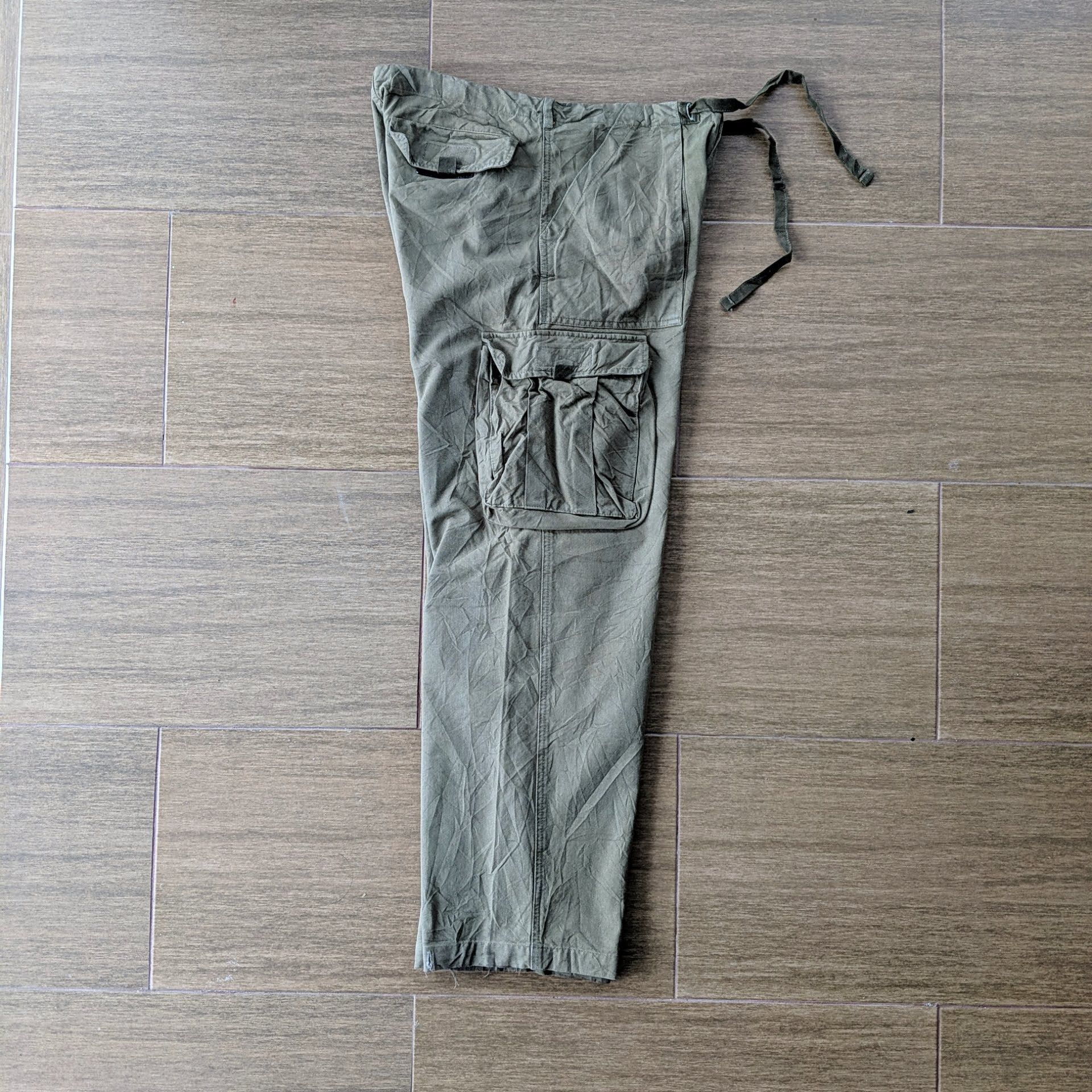 Japanese Brand Alpha Industries Tactical Multipocket Distressed Cargo Pants Size US 32 / EU 48 - 17 Thumbnail