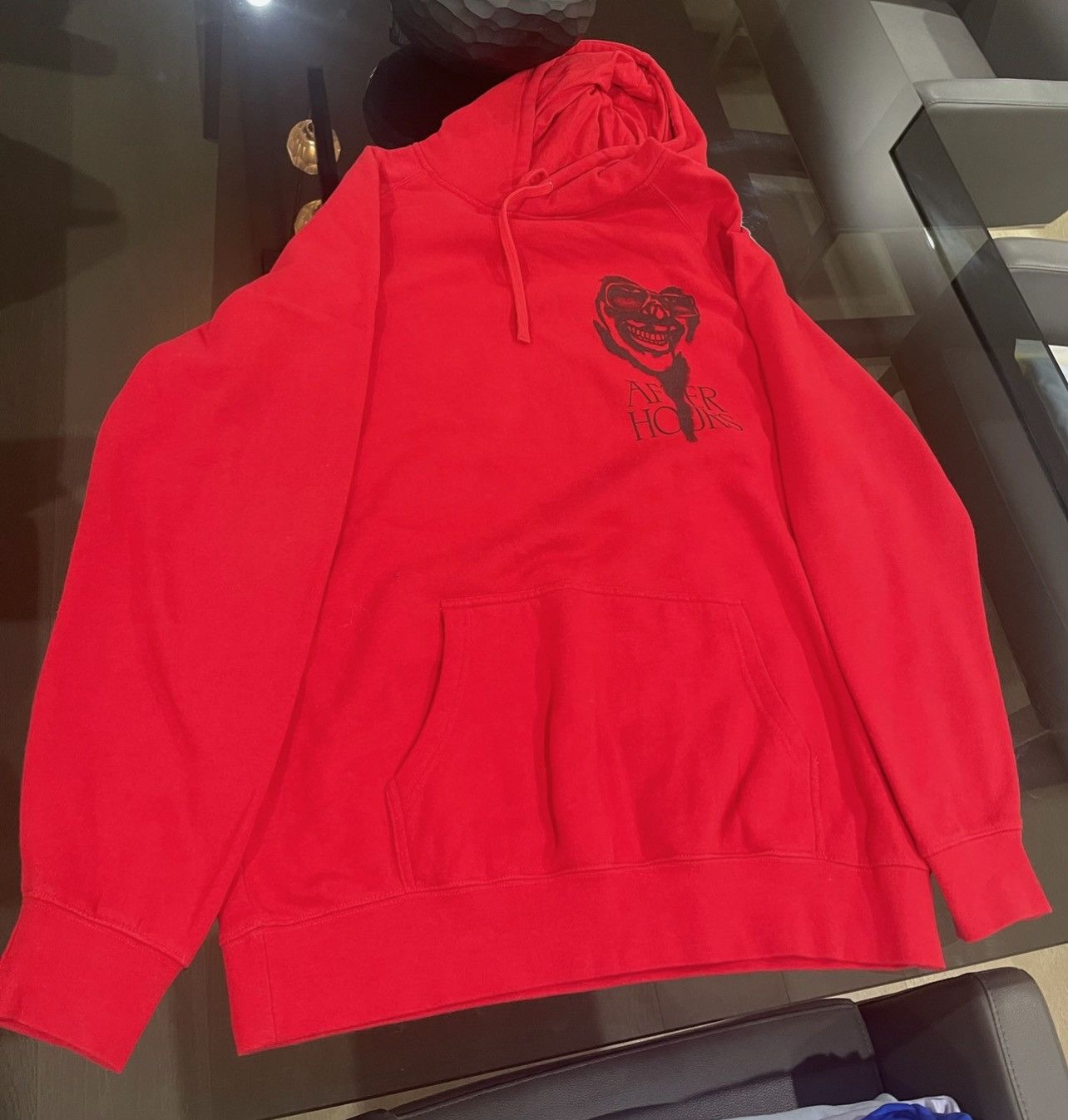 The Weeknd After Hours Hoodie Red