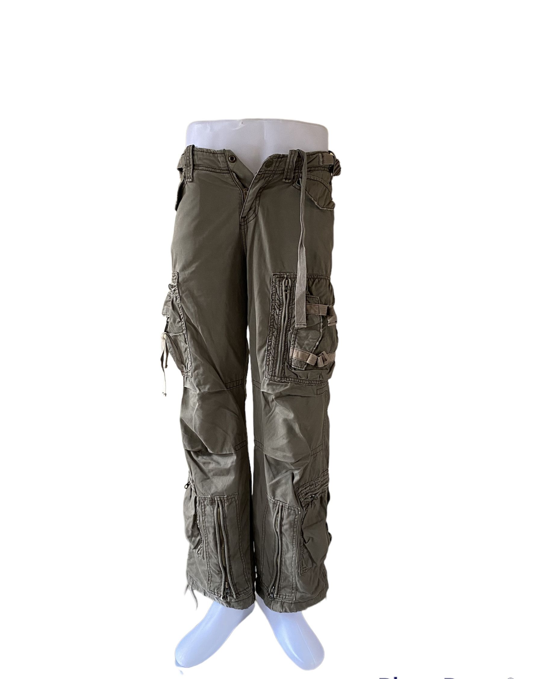 Hysteric Glamour Japanese Army Cargo Pants Multi Pocket Tactical