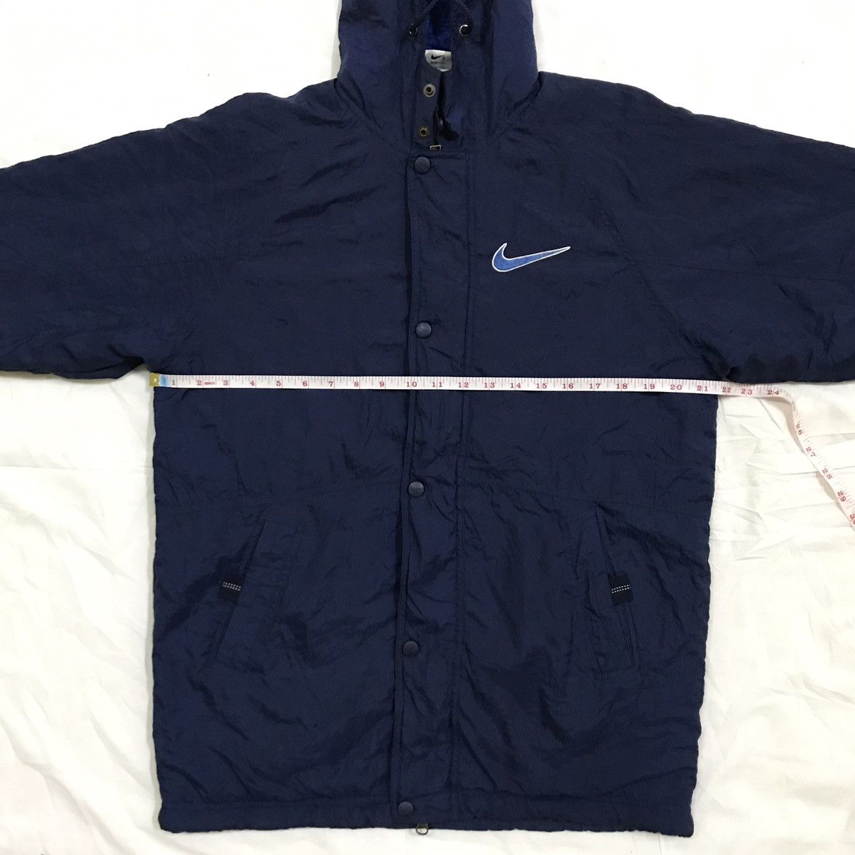 Nike × Vintage Vintage nike swoosh embroidery big logo winter jakcket 90s Size US M / EU 48-50 / 2 - 14 Thumbnail