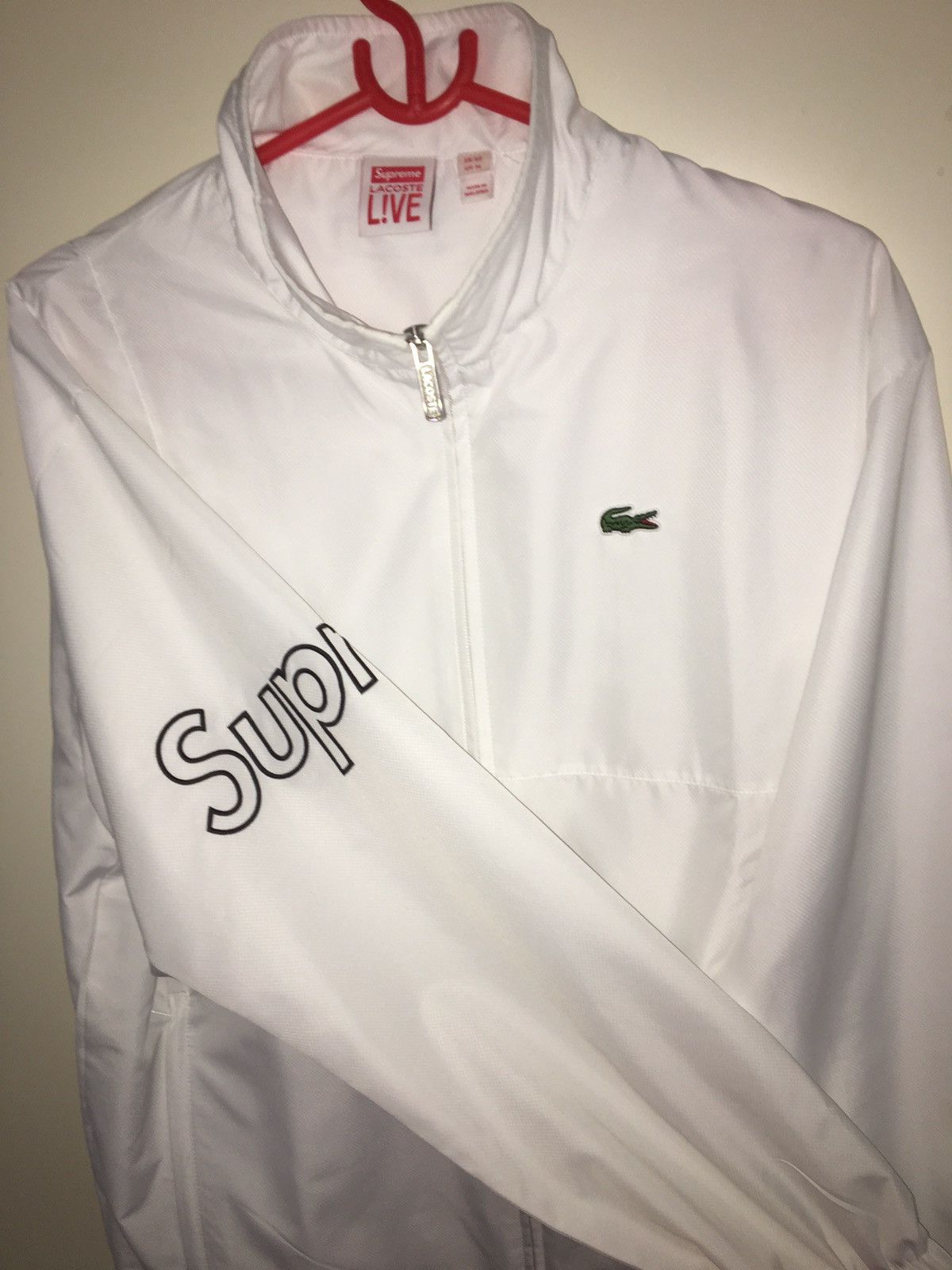 Supreme Lacoste Track Jacket Light Blue Men's - SS17 - US