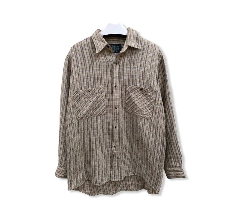 Vintage Vintage Bed Ford Flannel Shirt 👕 Size US M / EU 48-50 / 2 - 1 Thumbnail