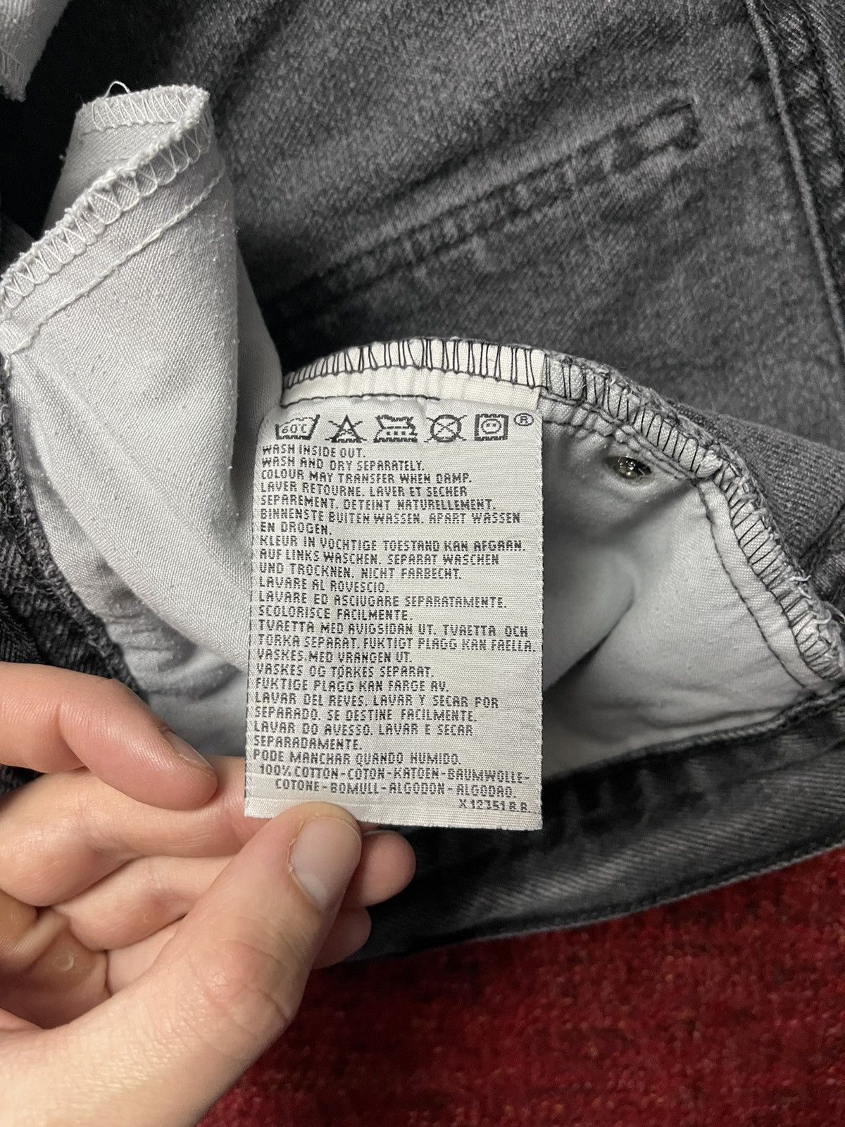 Levi's × Levi's Vintage Clothing × Vintage Levi’s 1994 vintage orange tab graphite denim pants Size US 32 / EU 48 - 9 Thumbnail