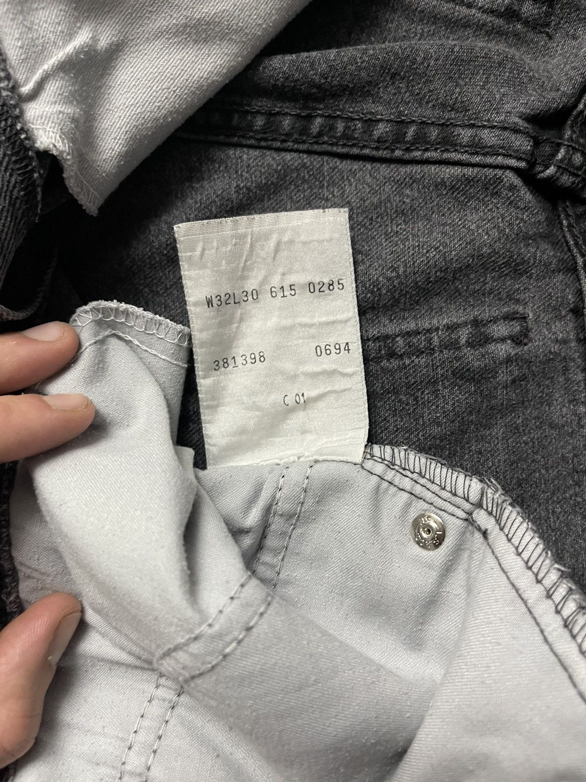 Levi's × Levi's Vintage Clothing × Vintage Levi’s 1994 vintage orange tab graphite denim pants Size US 32 / EU 48 - 8 Thumbnail
