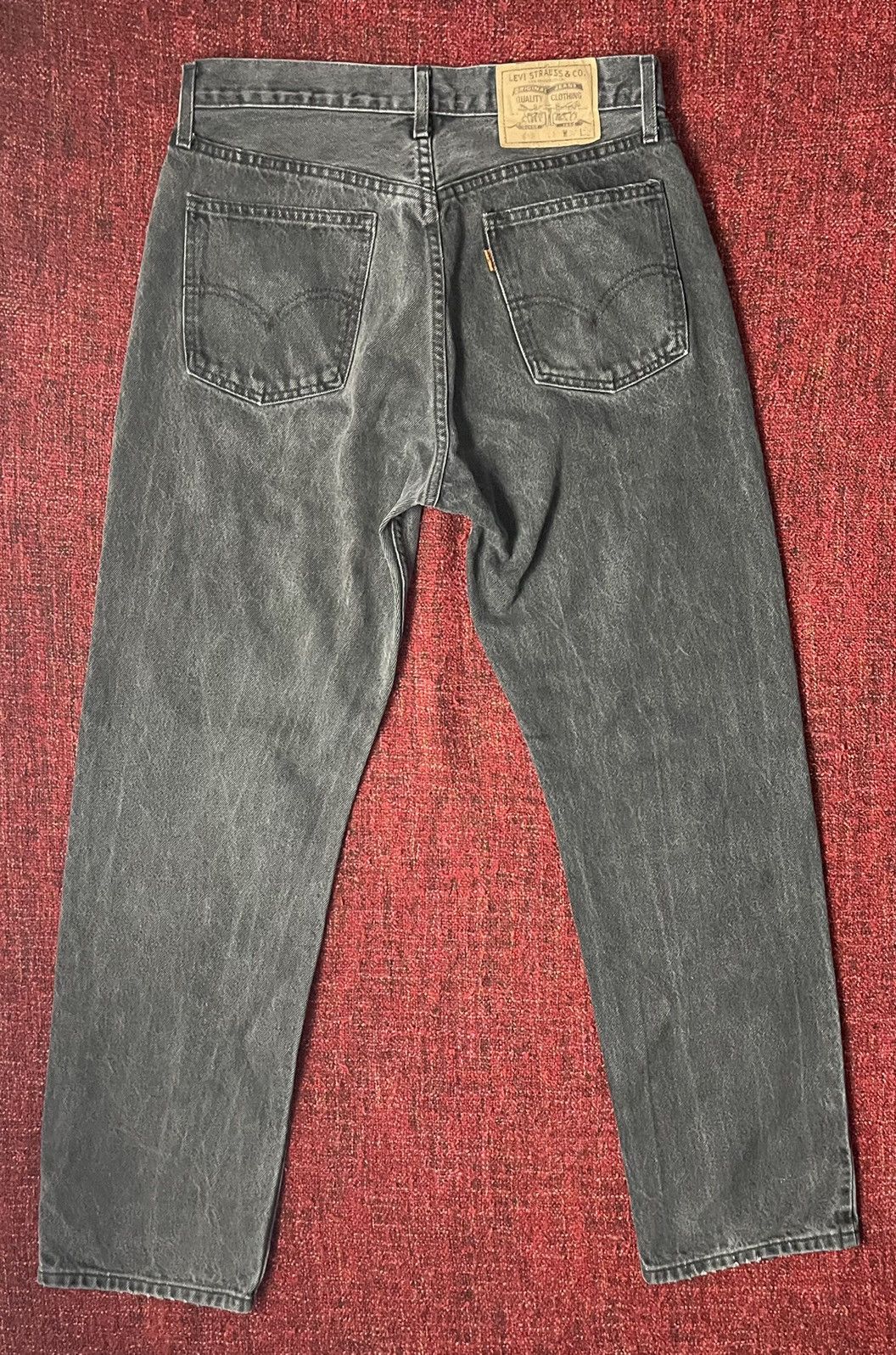 Levi's × Levi's Vintage Clothing × Vintage Levi’s 1994 vintage orange tab graphite denim pants Size US 32 / EU 48 - 2 Thumbnail