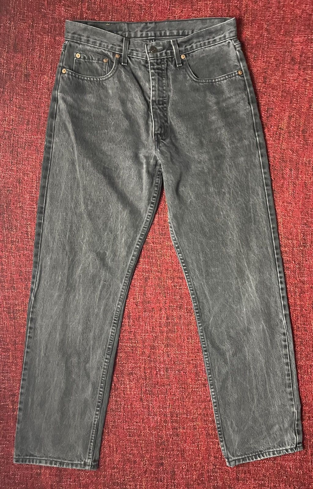 Levi's × Levi's Vintage Clothing × Vintage Levi’s 1994 vintage orange tab graphite denim pants Size US 32 / EU 48 - 1 Thumbnail