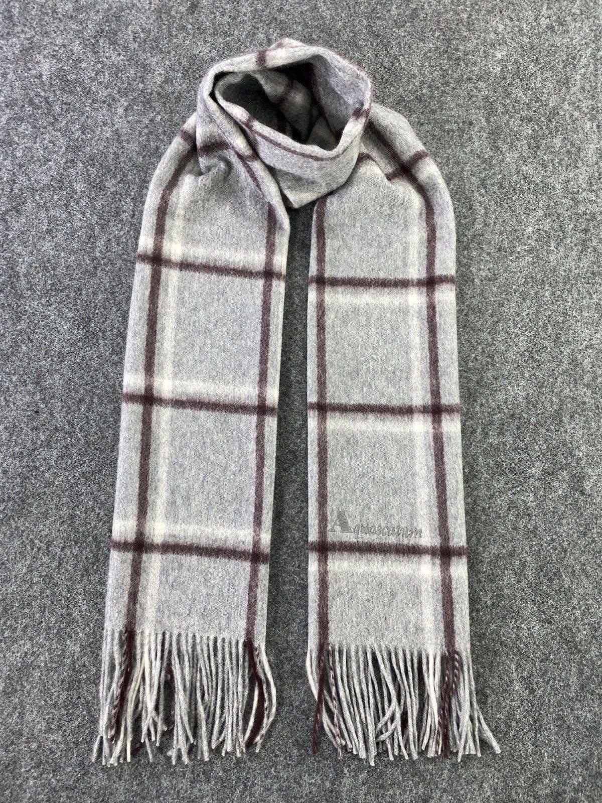 Aquascutum AQUASCUTUM CASHMERE Scarf/Muffler/Neckwear -T177 Size ONE SIZE - 1 Thumbnail