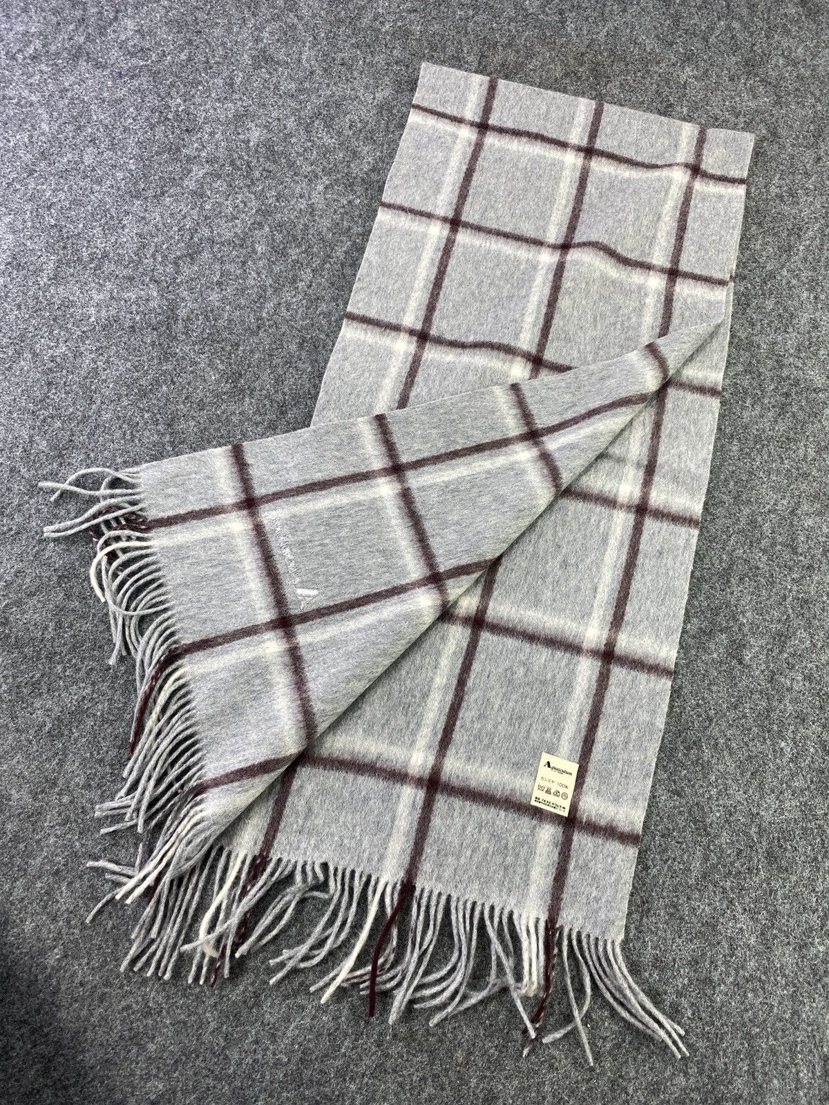 Aquascutum AQUASCUTUM CASHMERE Scarf/Muffler/Neckwear -T177 Size ONE SIZE - 3 Thumbnail