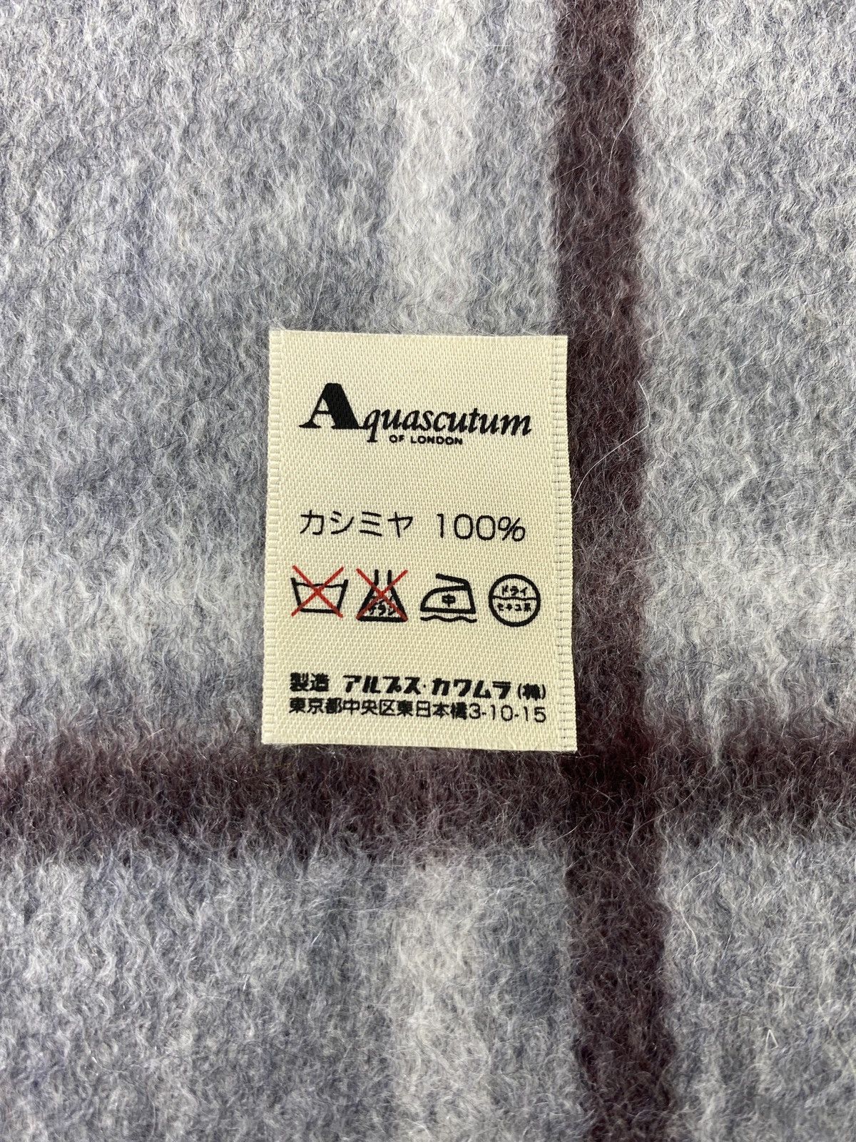 Aquascutum AQUASCUTUM CASHMERE Scarf/Muffler/Neckwear -T177 Size ONE SIZE - 6 Thumbnail