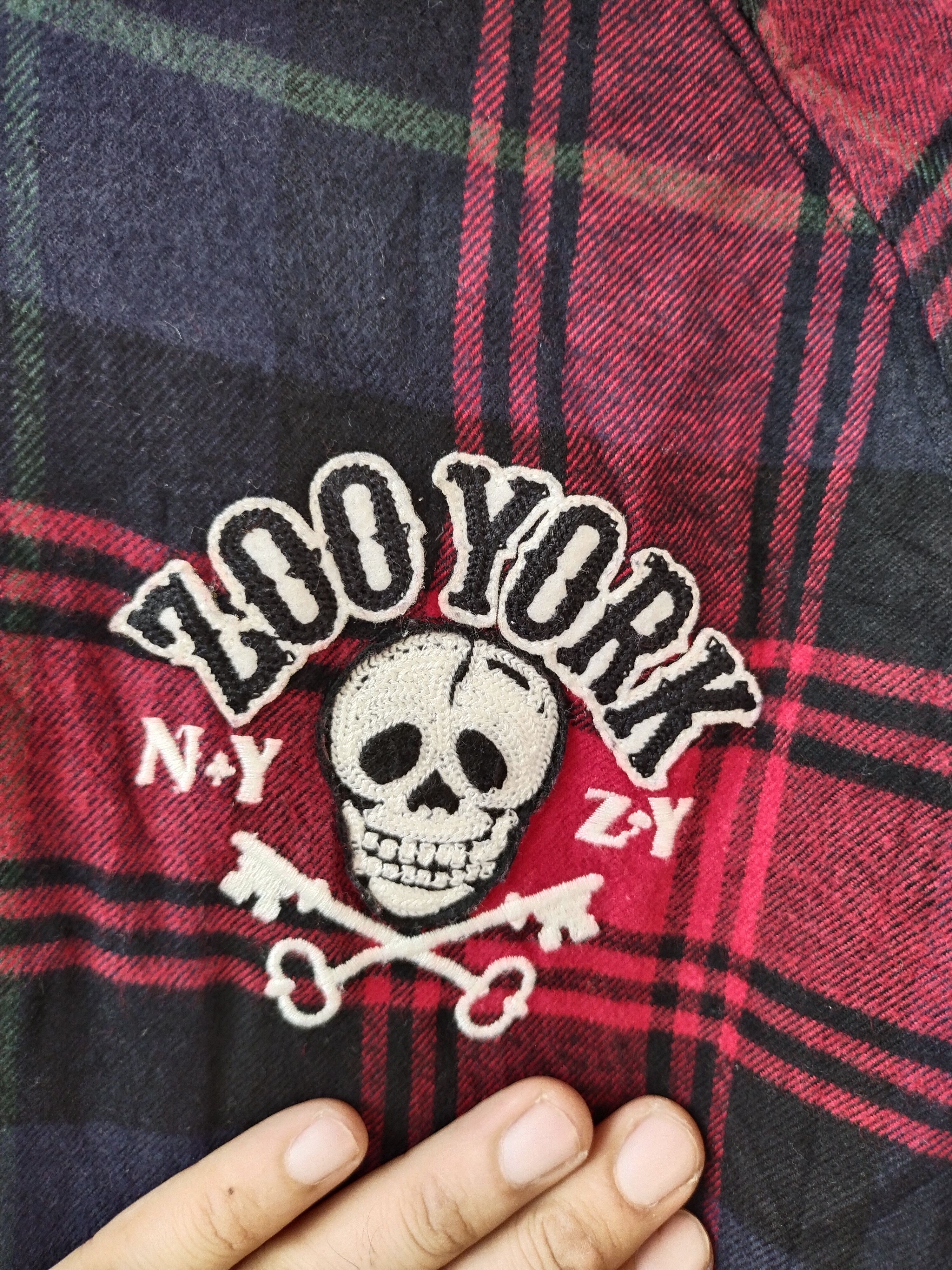 Zoo York VTG Zoo York Skull Flannel Jacket Size US S / EU 44-46 / 1 - 3 Thumbnail