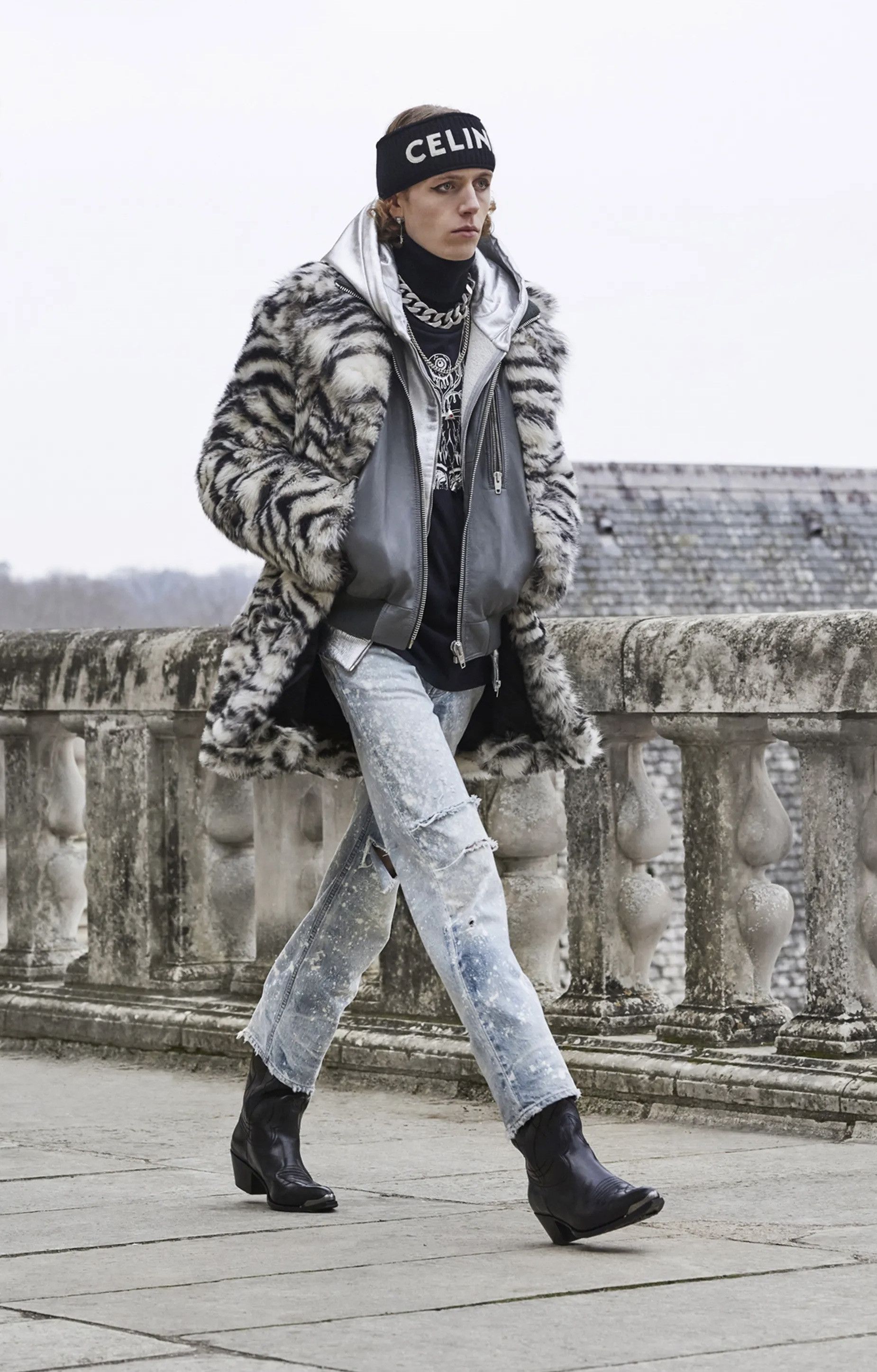 New Look VINTAGE SHAGGY LEOPARD BABYCAT FAUX FUR COAT Size US M / EU 48-50 / 2 - 22 Thumbnail