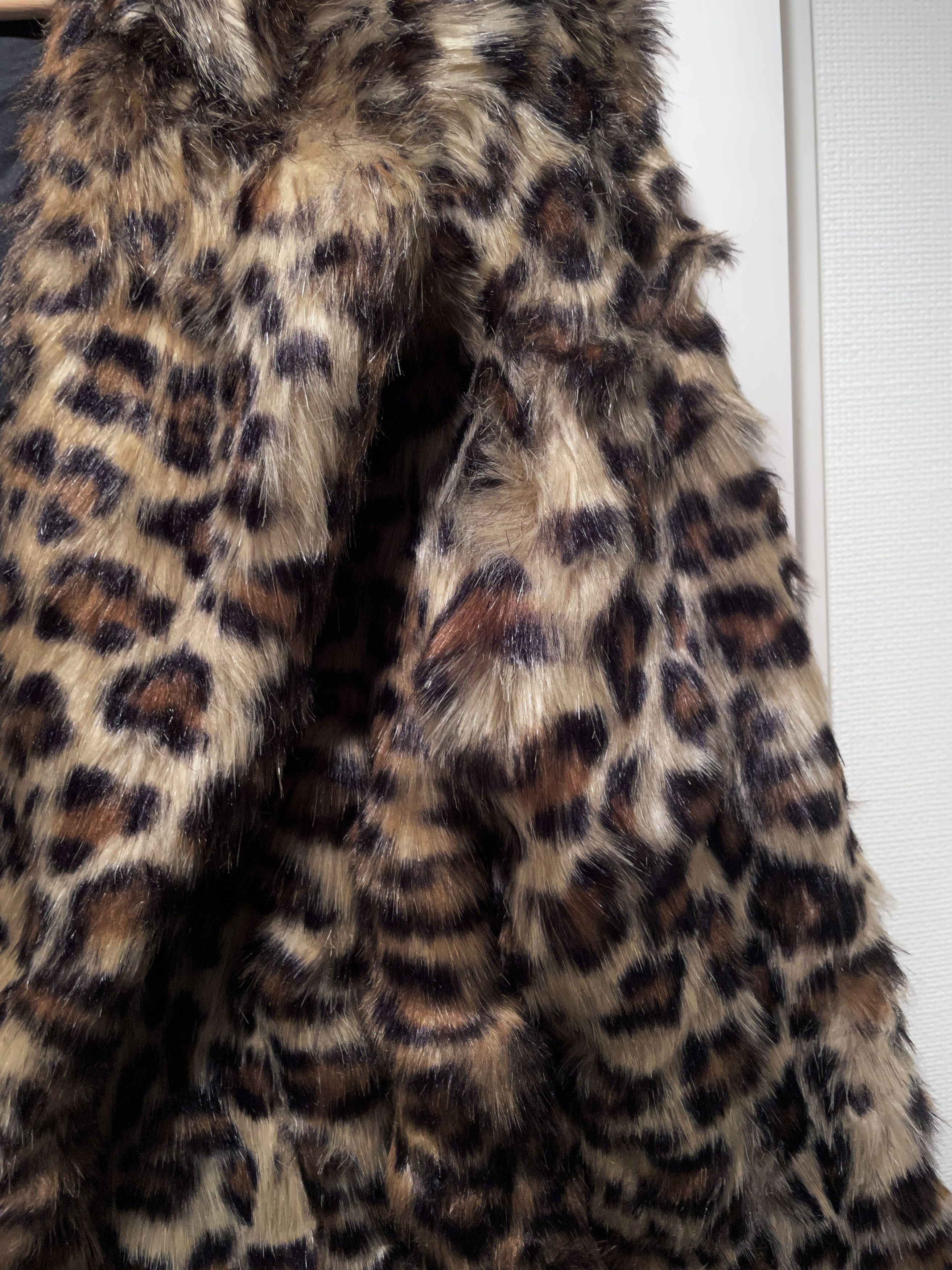 New Look VINTAGE SHAGGY LEOPARD BABYCAT FAUX FUR COAT Size US M / EU 48-50 / 2 - 11 Thumbnail