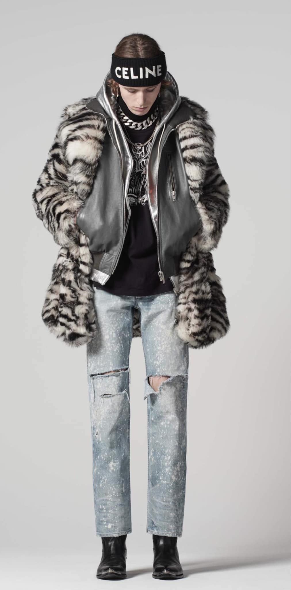 New Look VINTAGE SHAGGY LEOPARD BABYCAT FAUX FUR COAT Size US M / EU 48-50 / 2 - 23 Thumbnail