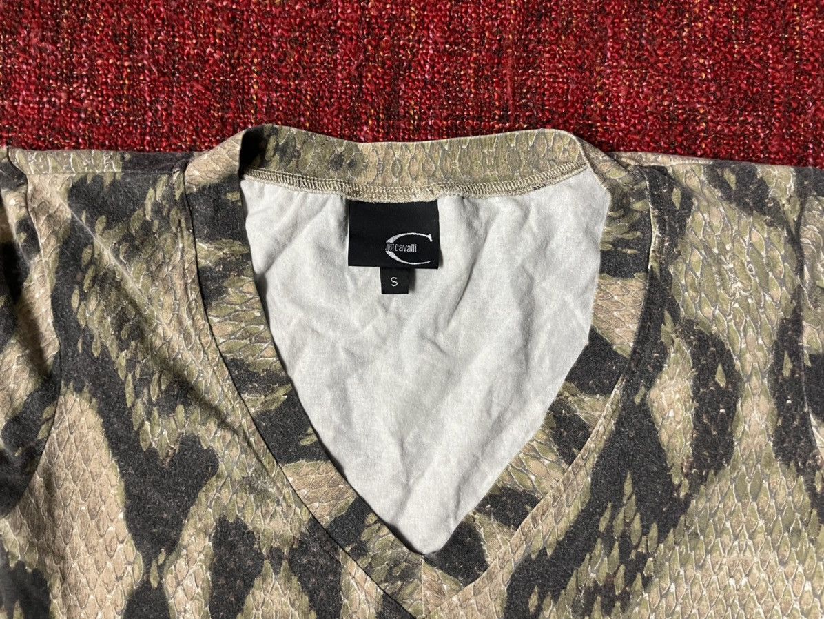 Just Cavalli × Roberto Cavalli × Vintage Just Cavalli vintage snake skin python pattern longsleeve Size S / US 4 / IT 40 - 3 Thumbnail