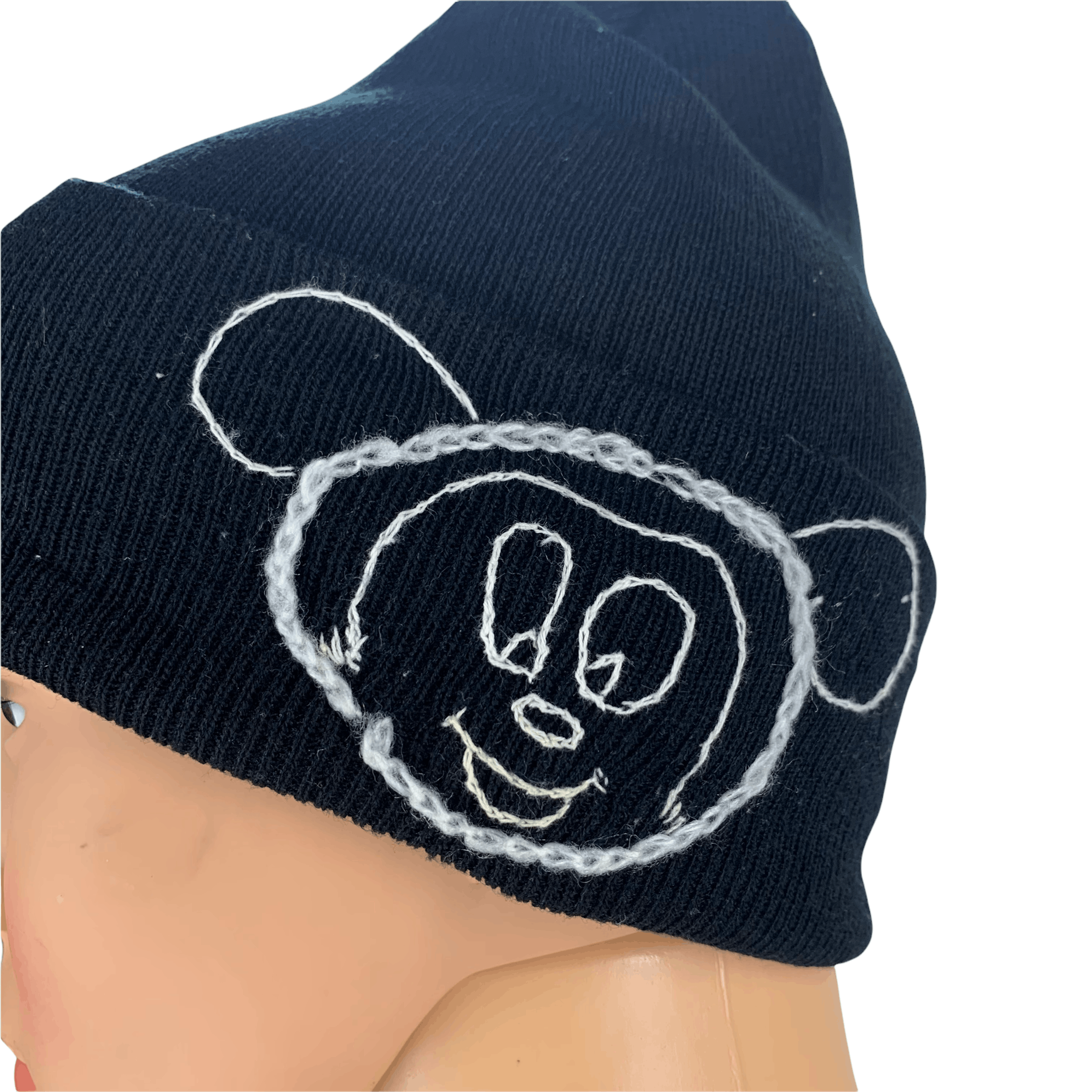 Nike Nike Swoosh Custom Mickey Mouse Snow Hat Beanie #15-A Size ONE SIZE - 4 Thumbnail