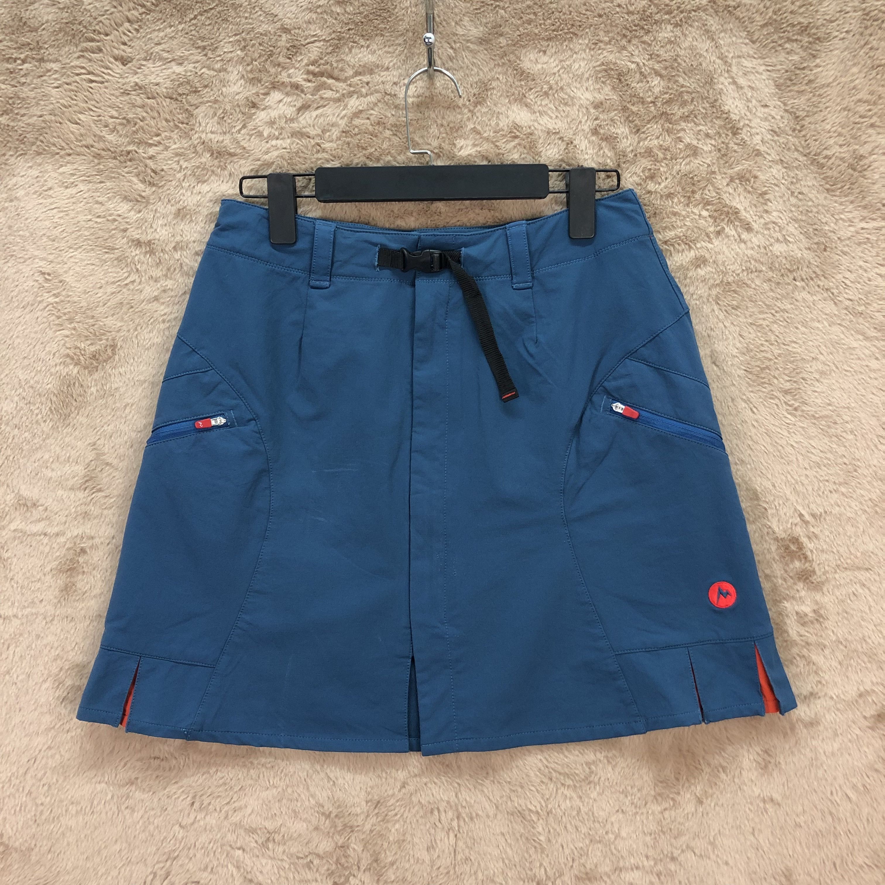 image of Descente x Marmot Mini Skirts 5661-201 in Blue, Women's (Size 30)