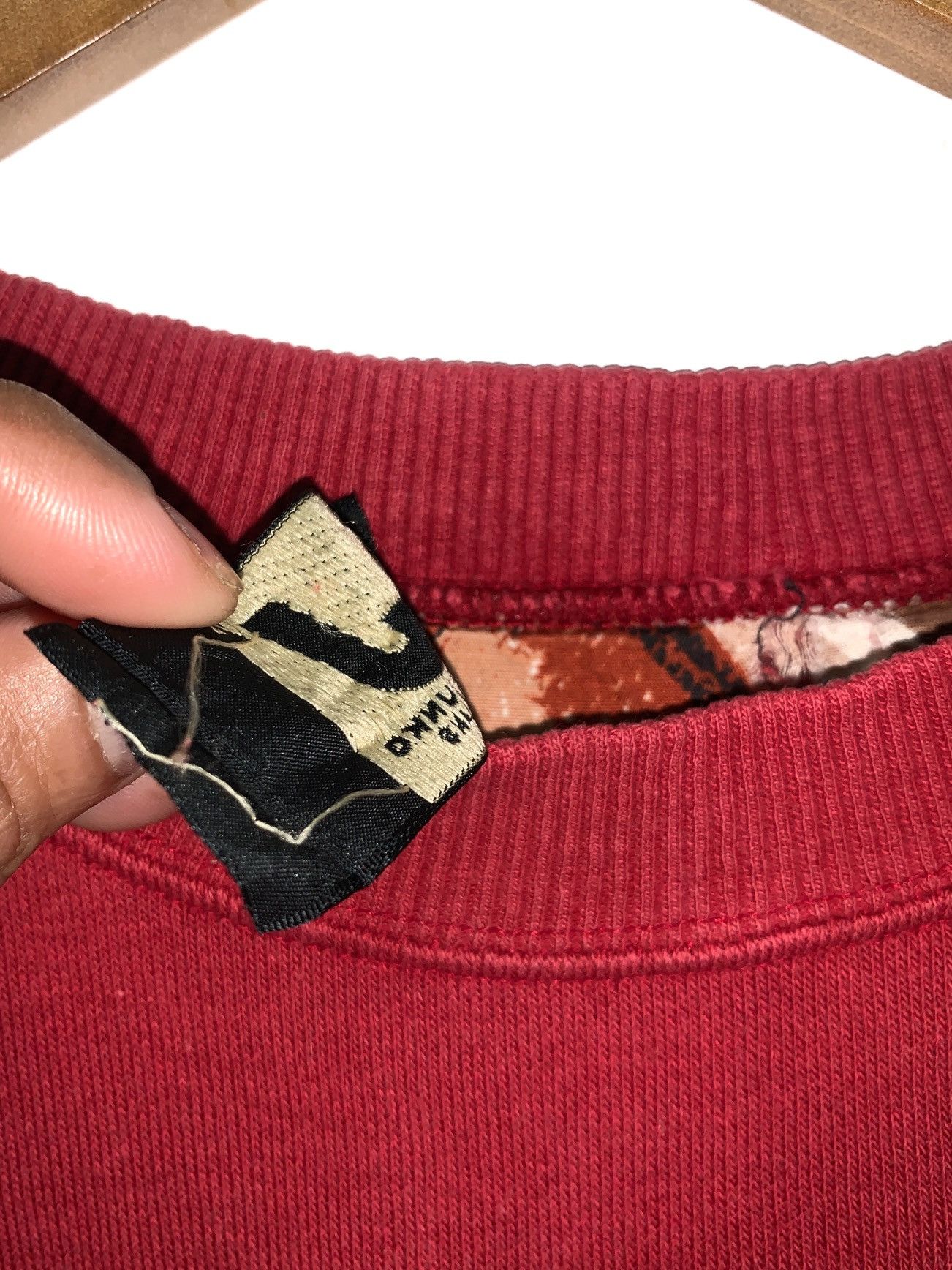 Japanese Brand × Mr. Junko × Vintage Vintage MR JUNKO J2 Cherry Red Sweatshirt. Size US L / EU 52-54 / 3 - 9 Thumbnail