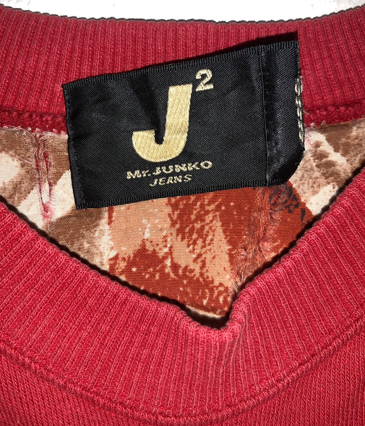 Japanese Brand × Mr. Junko × Vintage Vintage MR JUNKO J2 Cherry Red Sweatshirt. Size US L / EU 52-54 / 3 - 8 Thumbnail