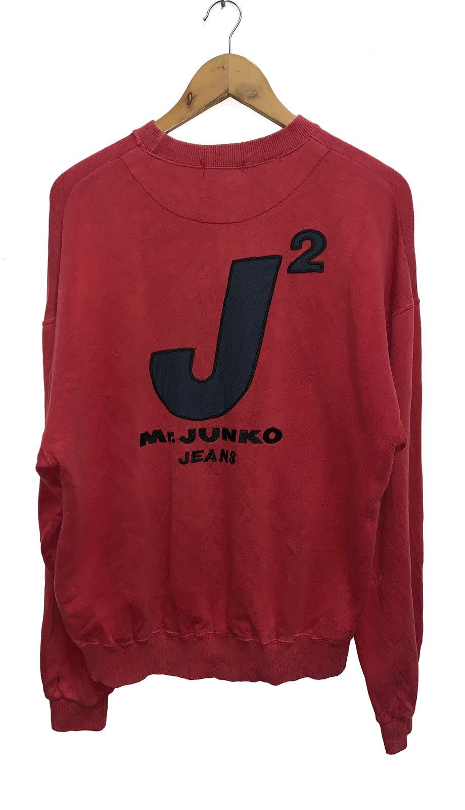 Japanese Brand × Mr. Junko × Vintage Vintage MR JUNKO J2 Cherry Red Sweatshirt. Size US L / EU 52-54 / 3 - 6 Thumbnail