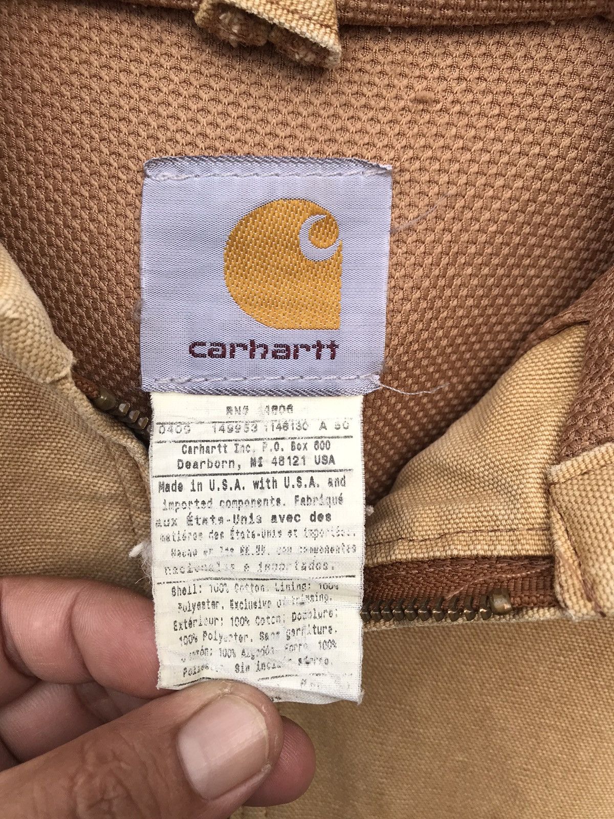 Carhartt Thrashed Carhartt USA Hoodie Jacket Size US XL / EU 56 / 4 - 2 Thumbnail