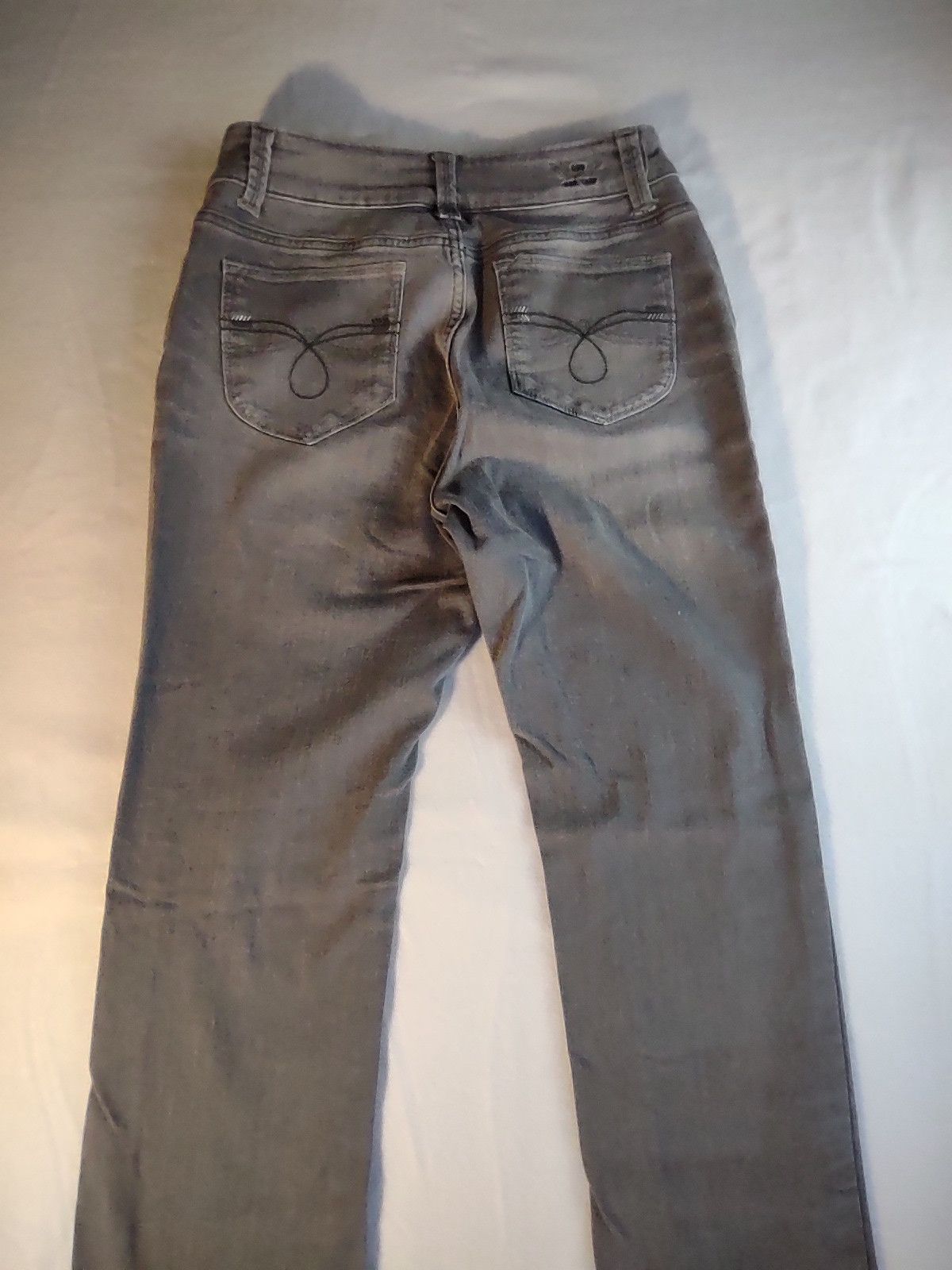 Lee Lee Perfect Fit Just Below Waist denim jeans gray ash wash Size 28" / US 6 / IT 42 - 4 Thumbnail