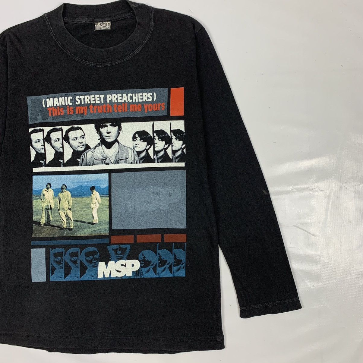Band Tees Vintage Manic Street Preachers Britpop Band Long Sleeve Size US M / EU 48-50 / 2 - 3 Thumbnail