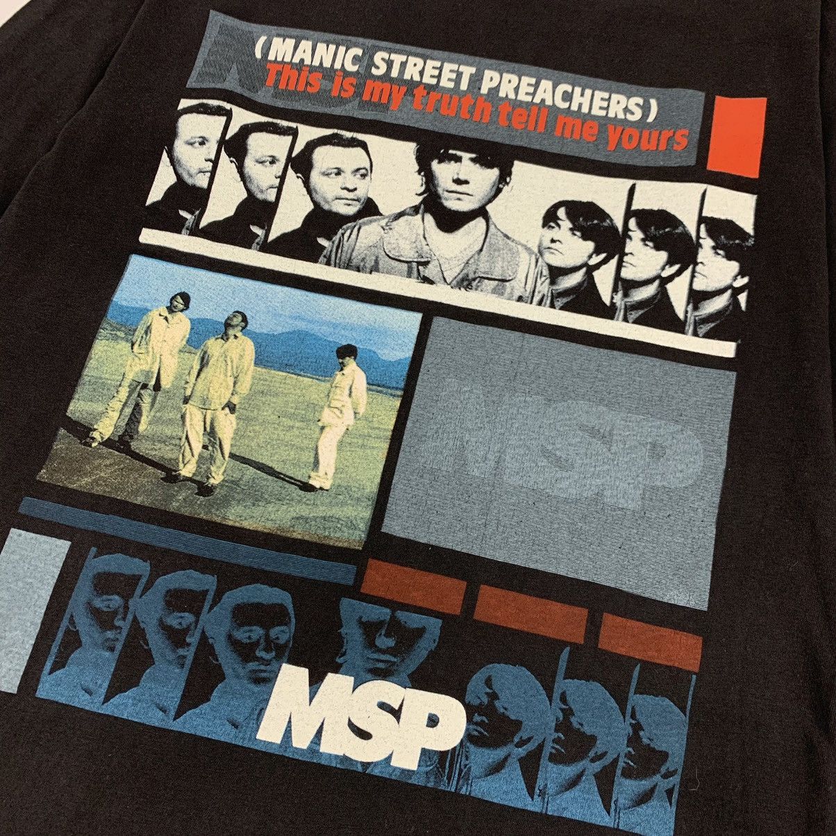 Band Tees Vintage Manic Street Preachers Britpop Band Long Sleeve Size US M / EU 48-50 / 2 - 4 Thumbnail