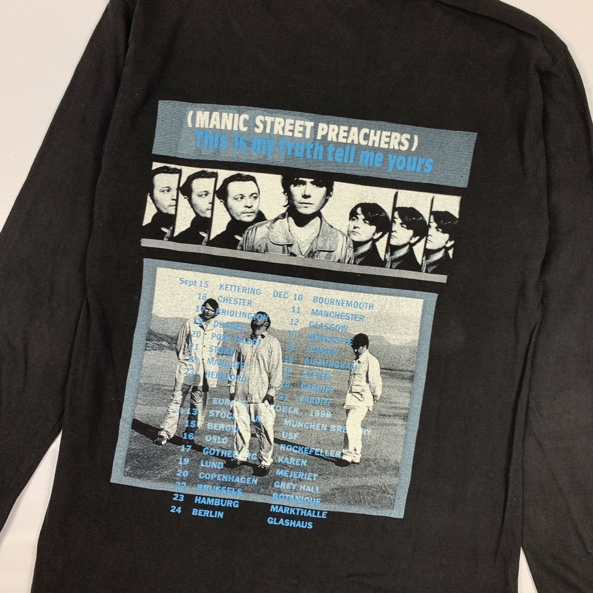 Band Tees Vintage Manic Street Preachers Britpop Band Long Sleeve Size US M / EU 48-50 / 2 - 7 Thumbnail