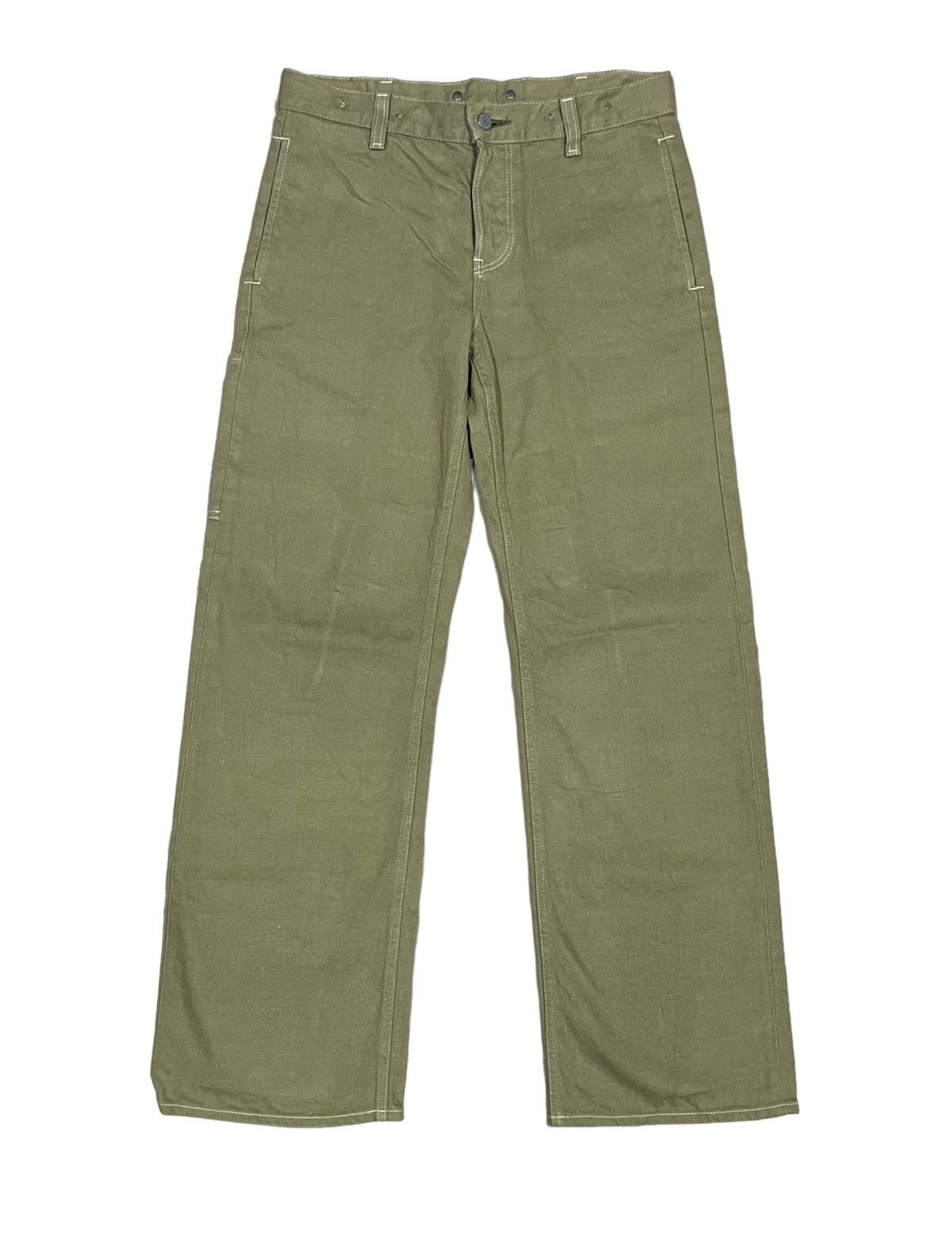 Edwin MHL MARGARET HOWELL x EDWIN Buckle Back Pant x Rare Size US 31 - 2 Thumbnail